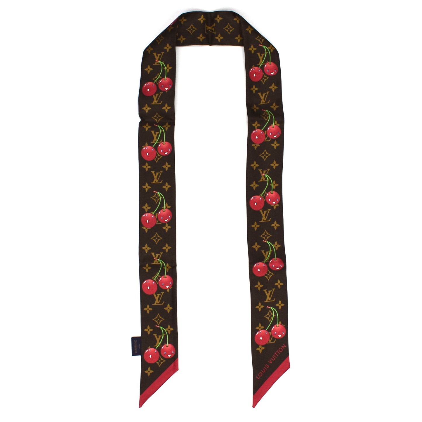 Louis Vuitton x Murakami - Monogram Cerise Silk Bandeau (Brown/Cherry)