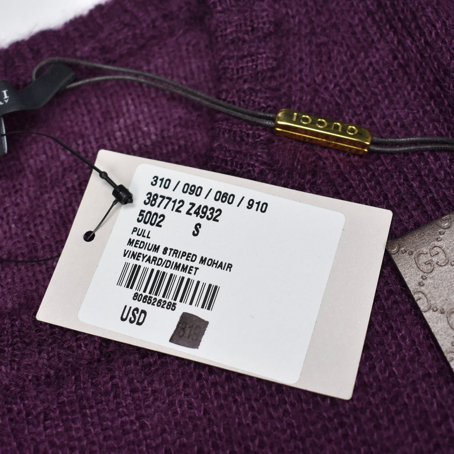 Gucci - Navy & Red Striped Mohair Sweater