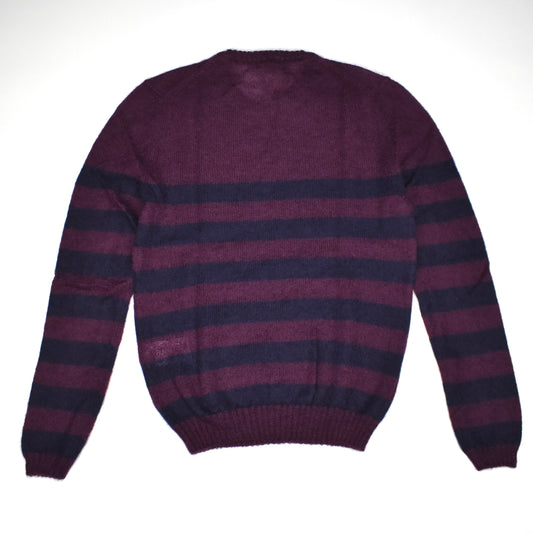 Gucci - Navy & Red Striped Mohair Sweater