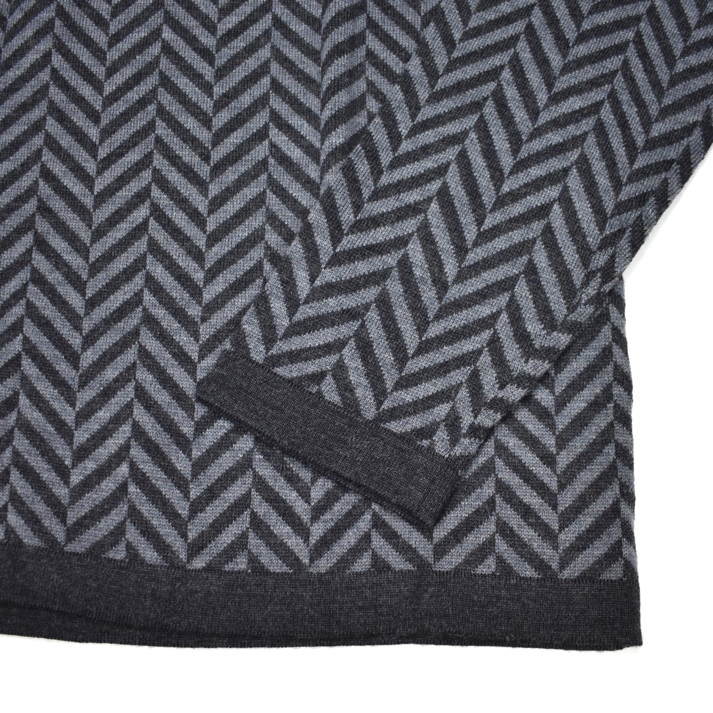 Barena Herringbone Knit Turtleneck Sweater
