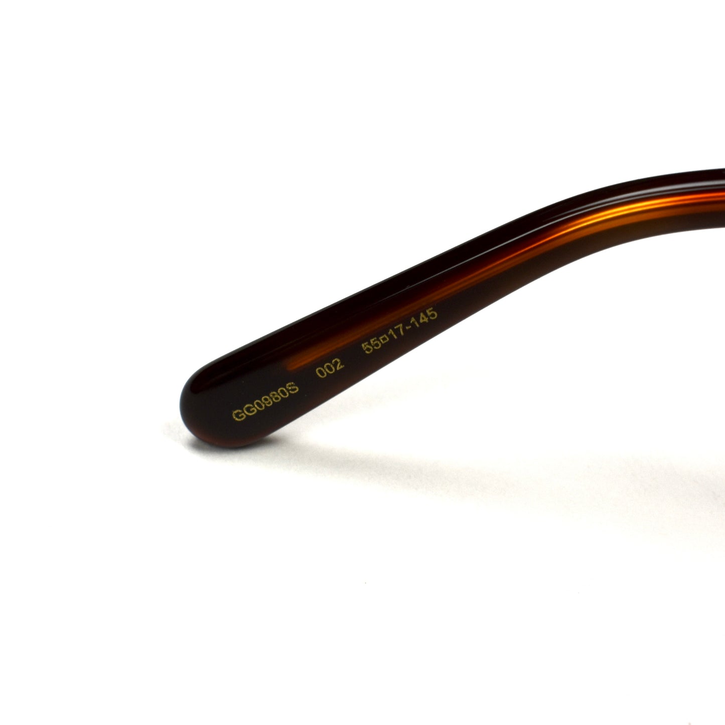 Gucci - GG0980S Rectangular Sunglasses (Black/Rose)