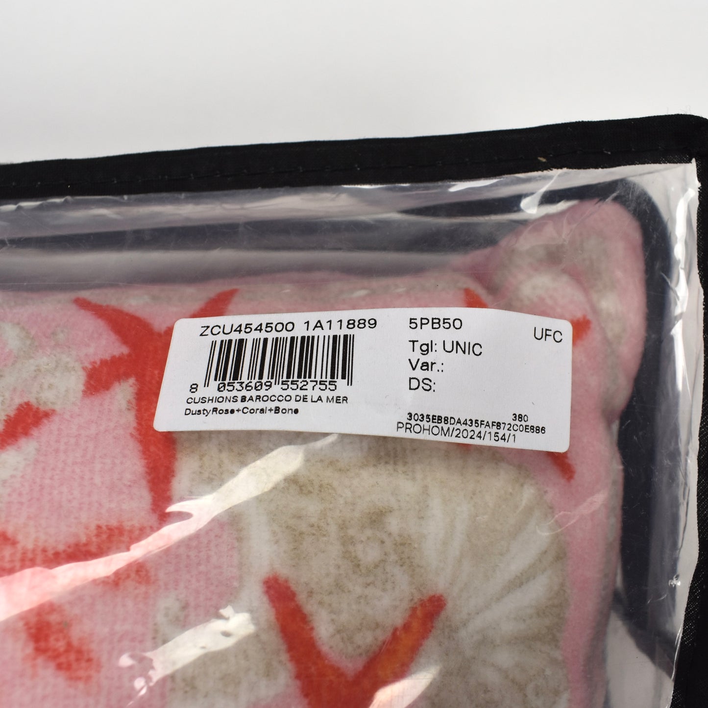 Versace - Coral Barocco de la Mer Sea Print Pillow