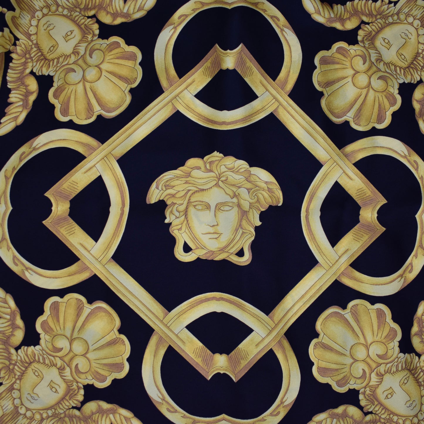 Versace - Black / Gold Barocco Medusa Silk Shirt
