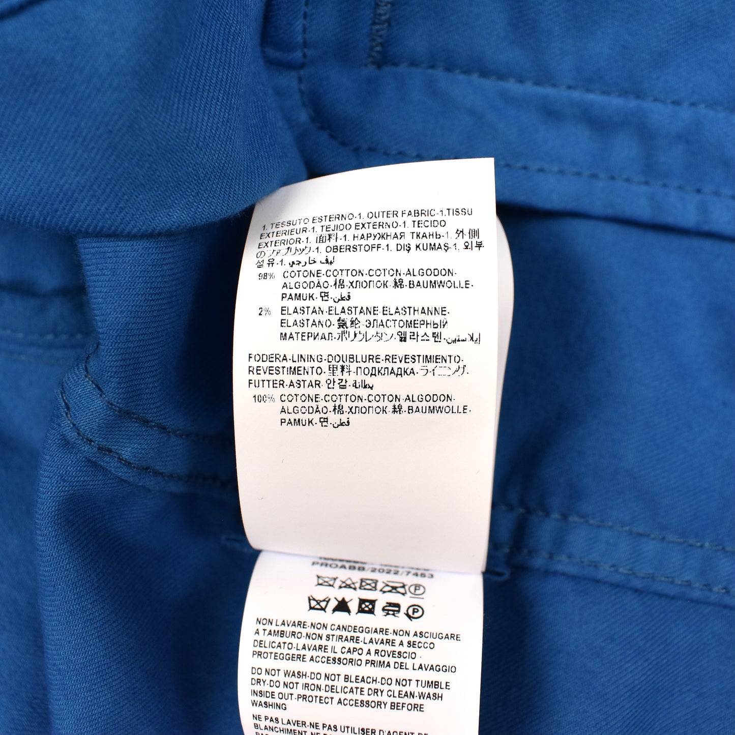 Versace - Blue Velvet Medusa Button Trucker Jacket