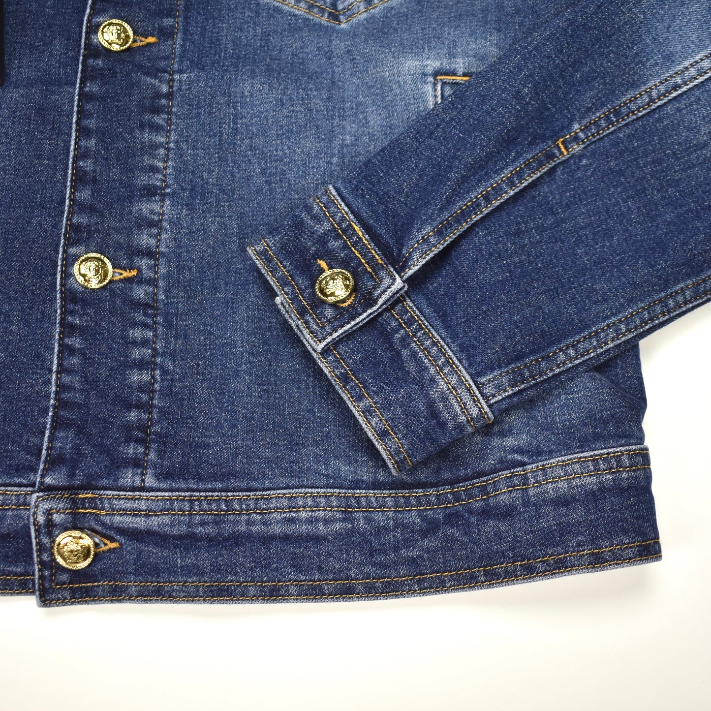 Versace - Medusa Button Blue Denim Trucker Jacket
