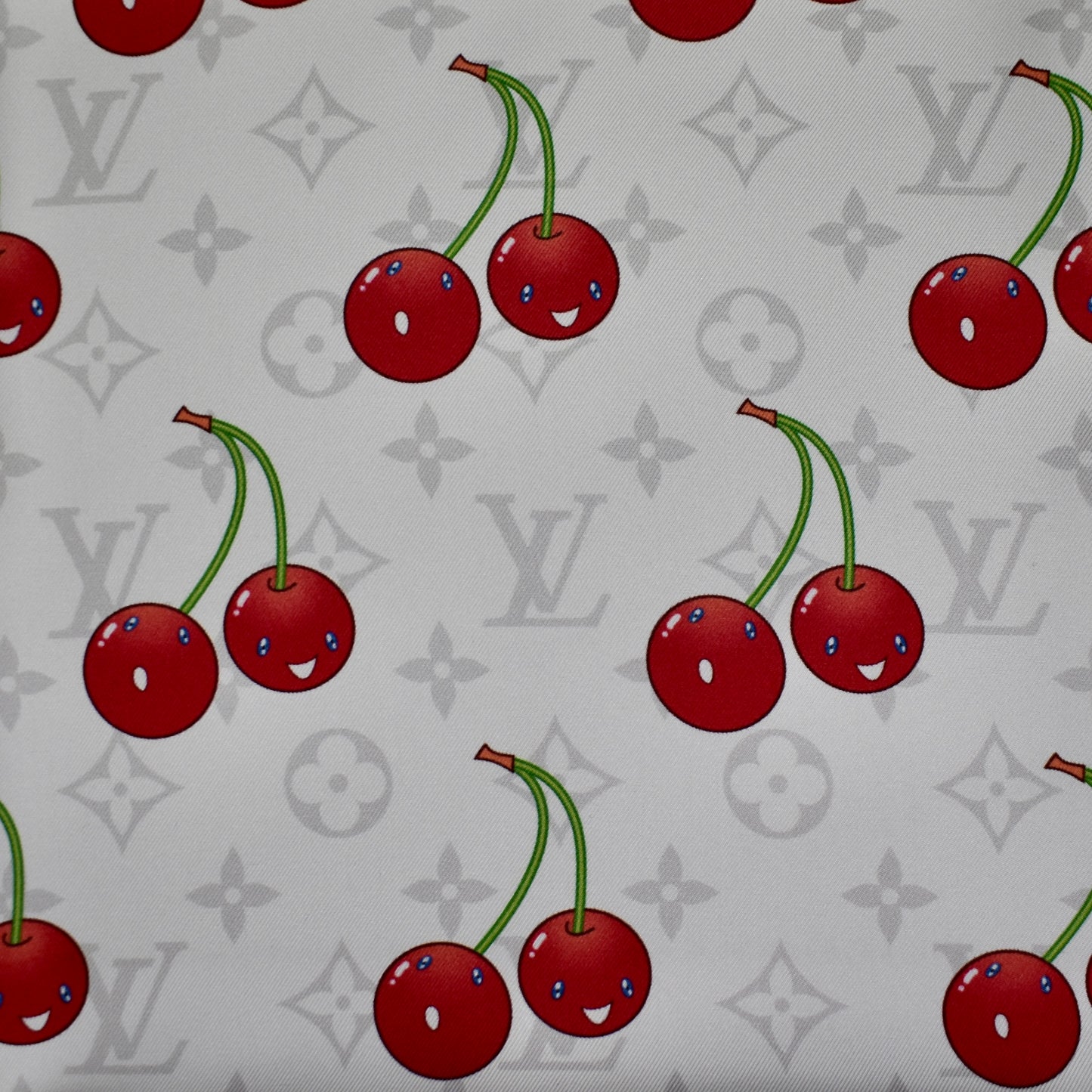 Louis Vuitton x Murakami - Monogram Cerise Square 90 (White/Cherry)