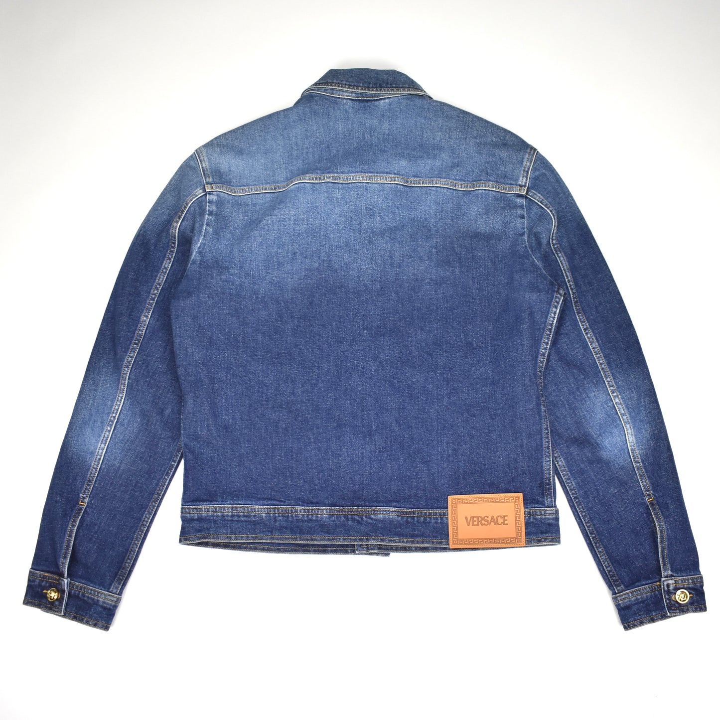Versace - Medusa Button Blue Denim Trucker Jacket