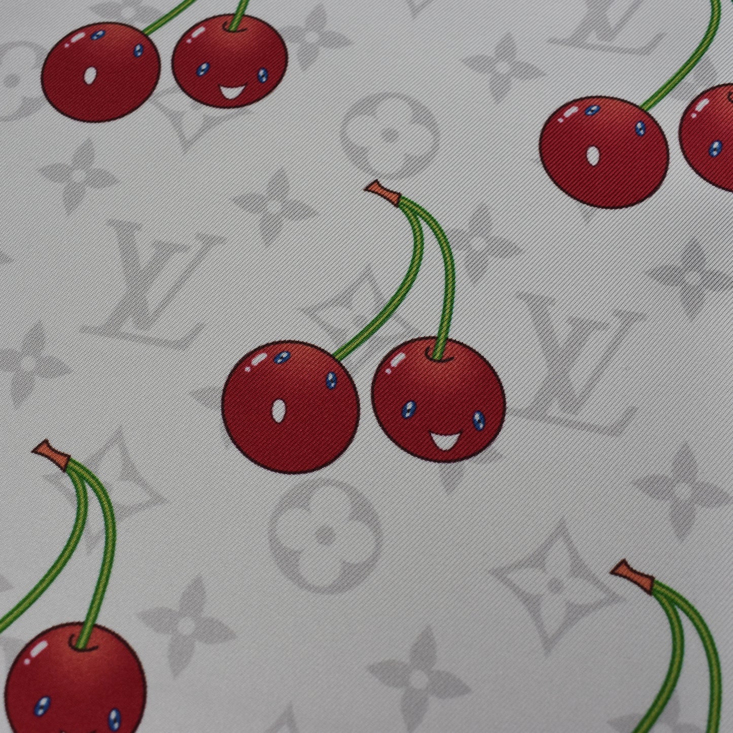 Louis Vuitton x Murakami - Monogram Cerise Square 90 (White/Cherry)