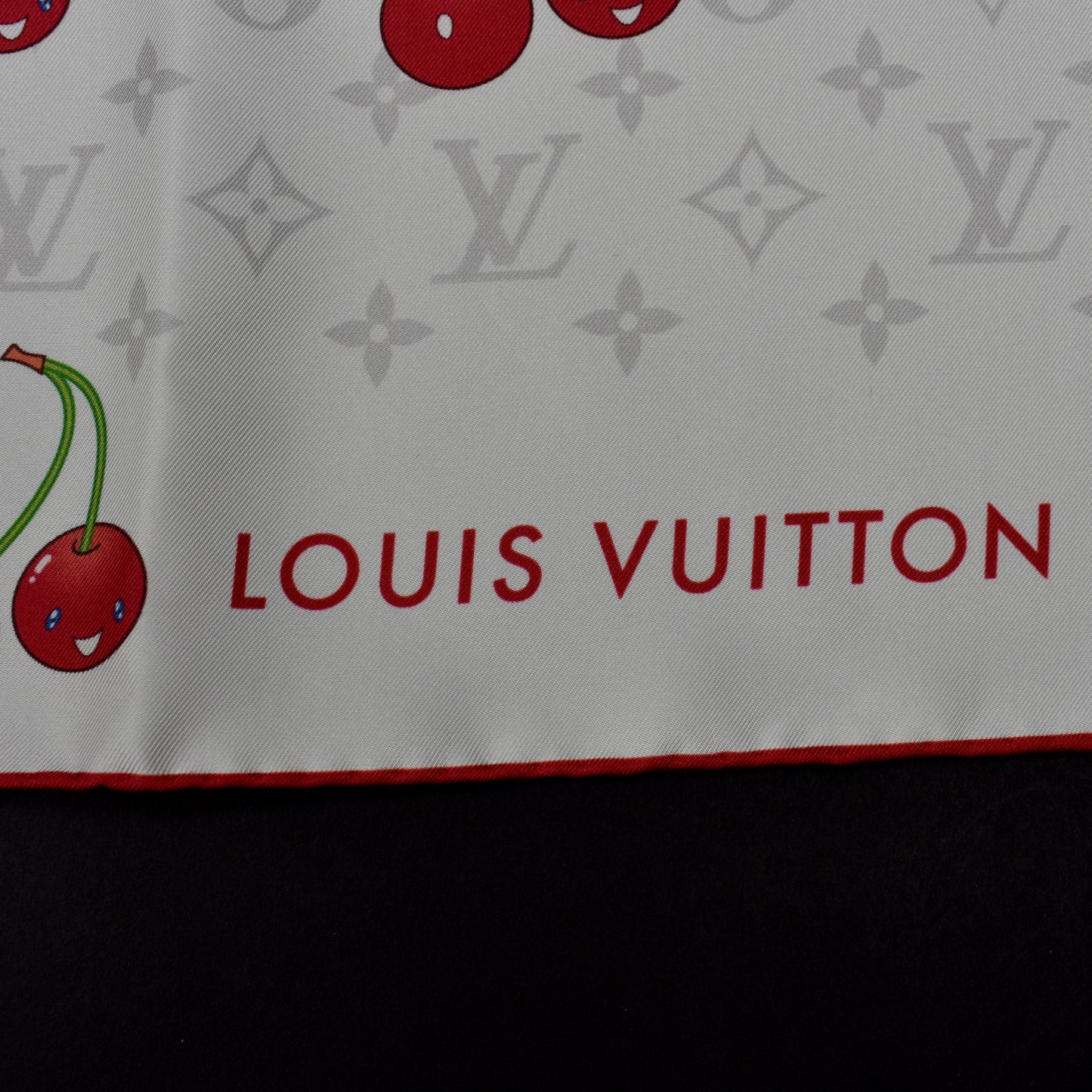 Louis Vuitton x Murakami - Monogram Cerise Square 90 (White/Cherry)
