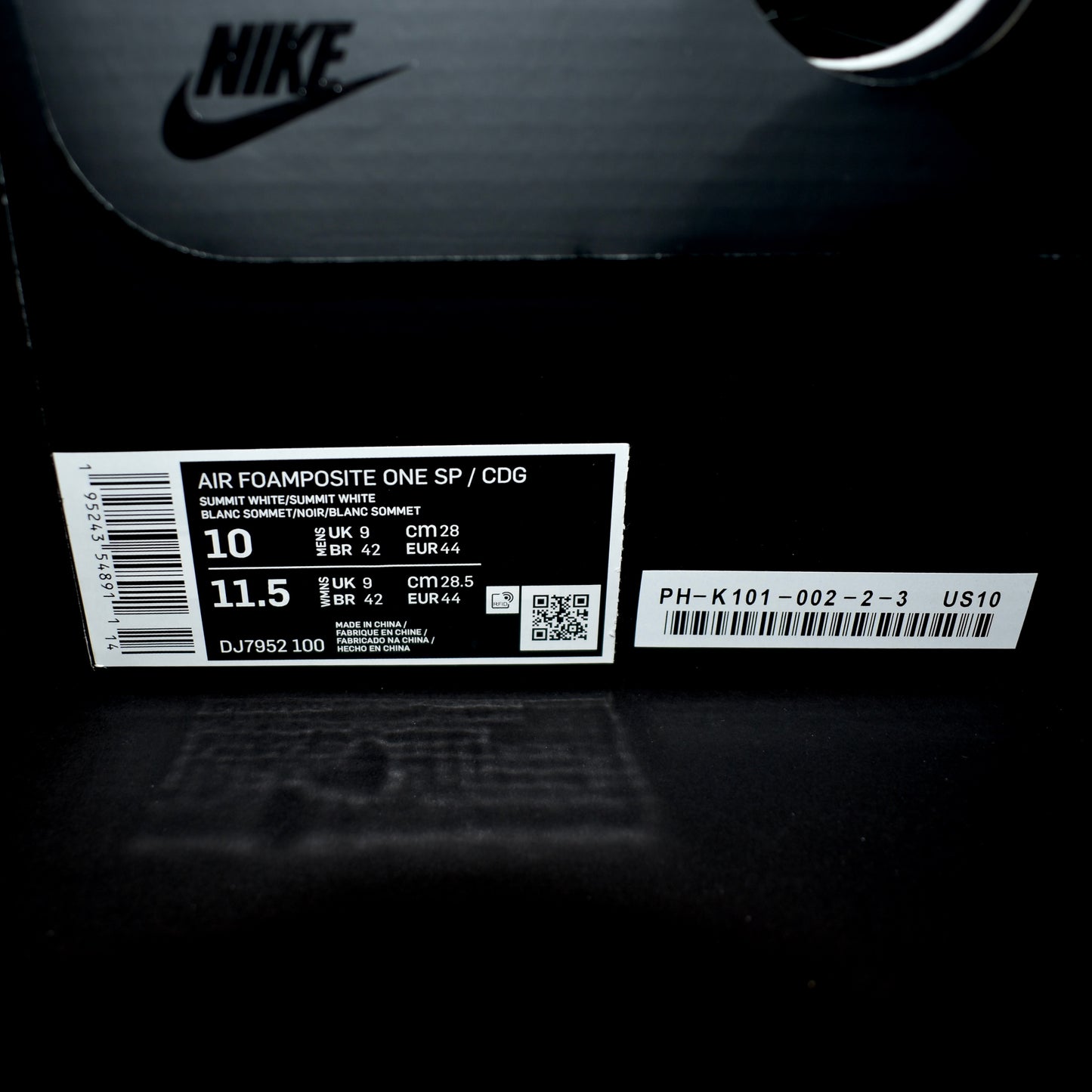 Comme des Garcons x Nike - Air Max Foamposite One SP CDG (White)