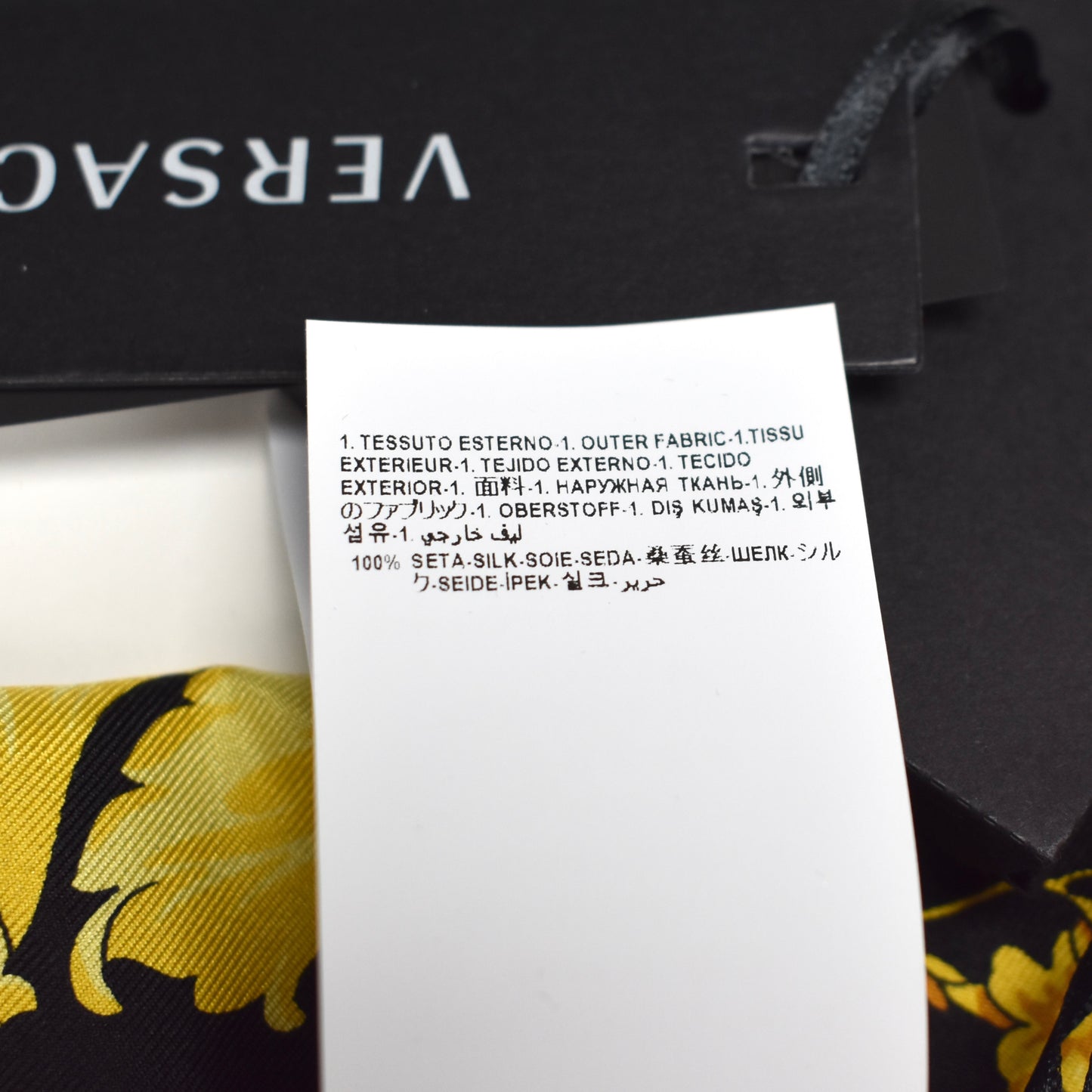 Versace - Black / Gold Barocco Silk Shirt