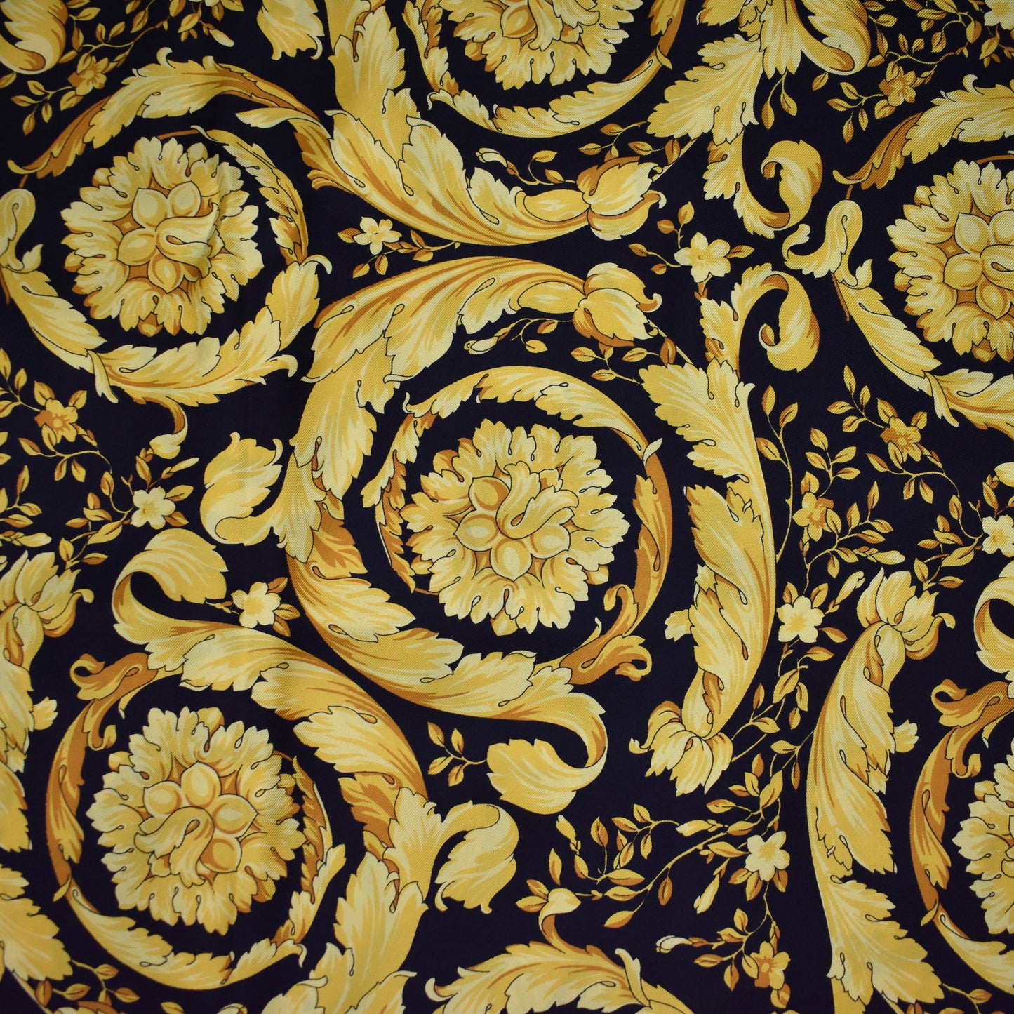 Versace - Black / Gold Barocco Silk Shirt