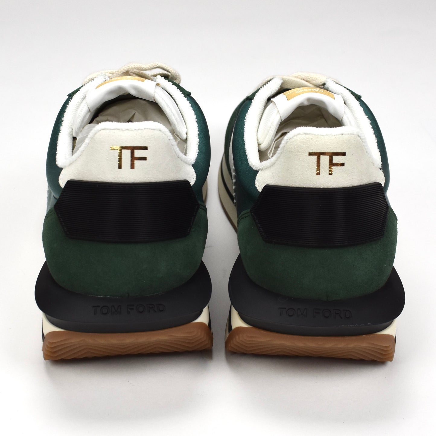 Tom Ford - Green Suede James Sneakers