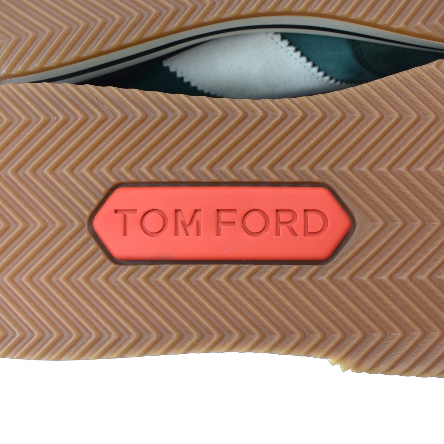 Tom Ford - Green Suede James Sneakers