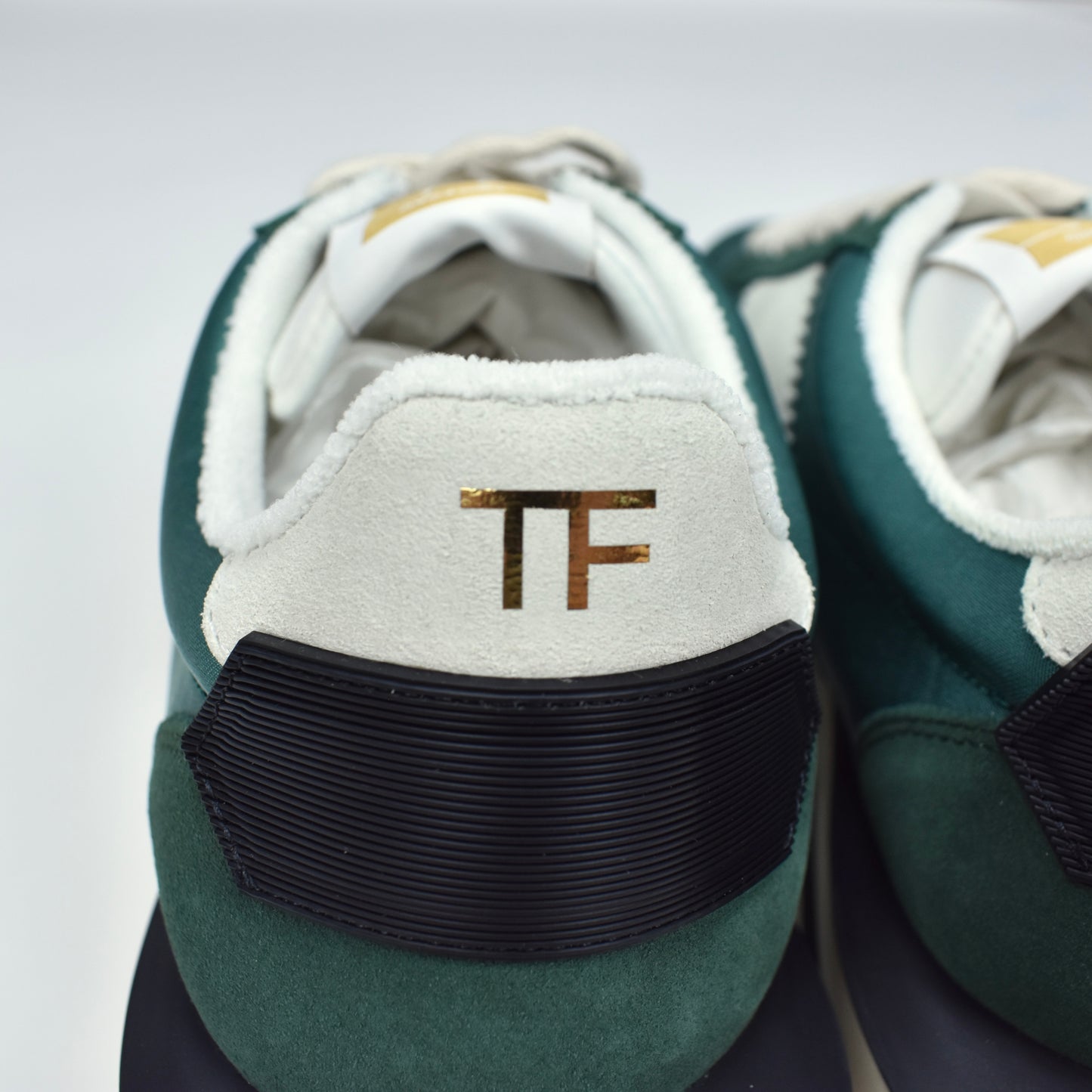 Tom Ford - Green Suede James Sneakers
