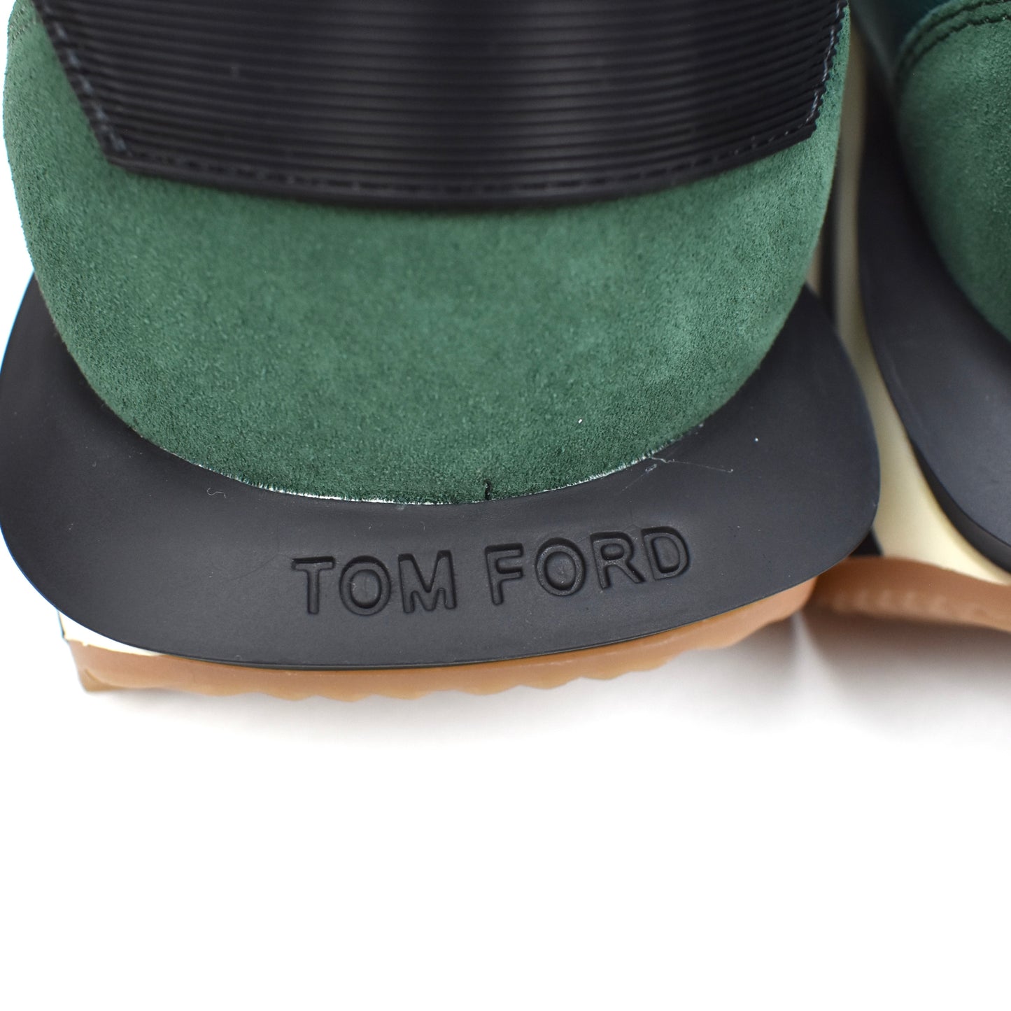 Tom Ford - Green Suede James Sneakers