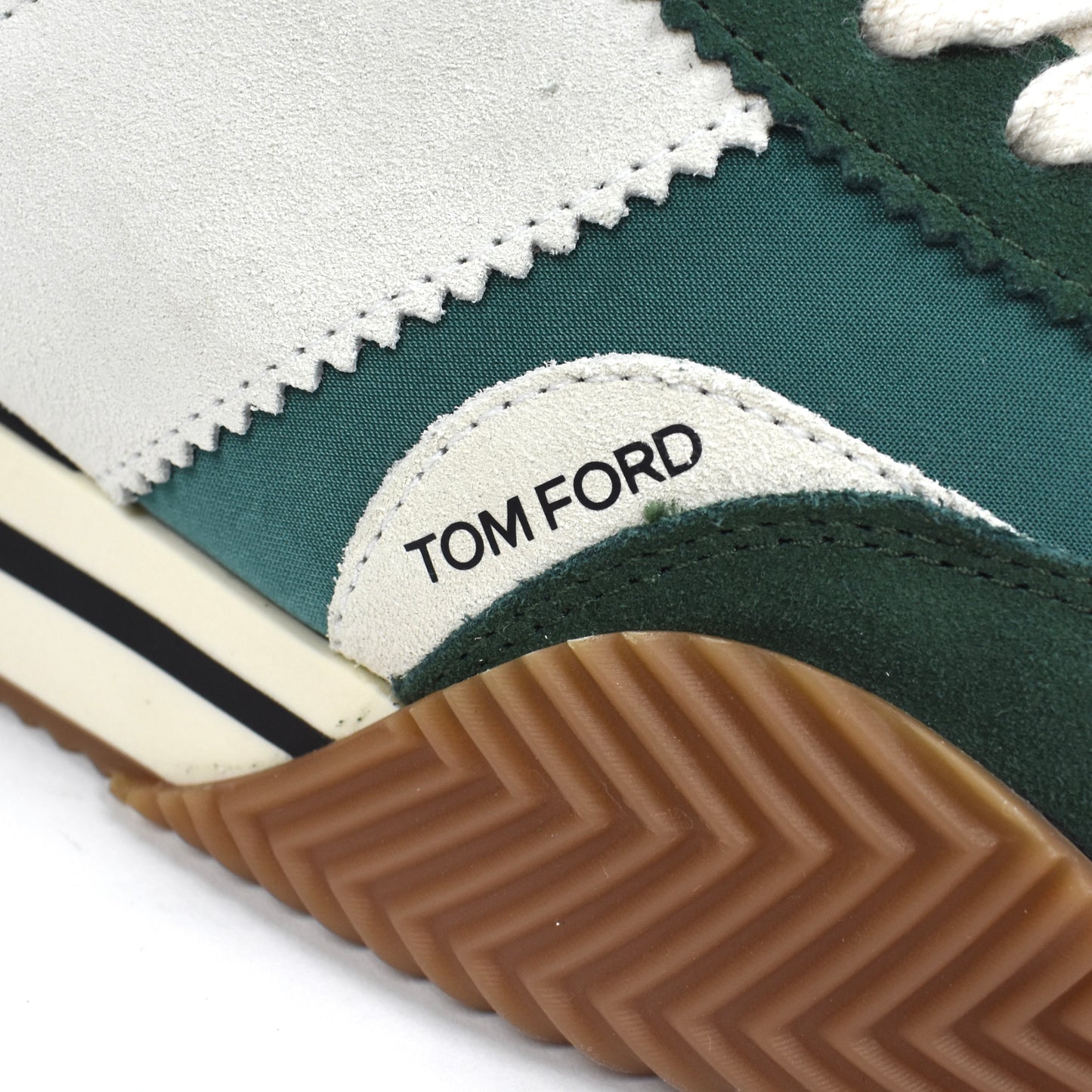 Tom Ford - Green Suede James Sneakers