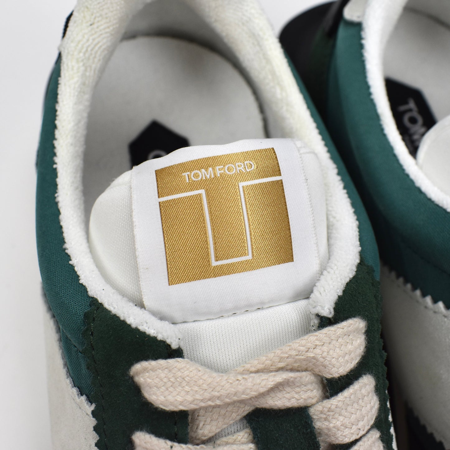 Tom Ford - Green Suede James Sneakers