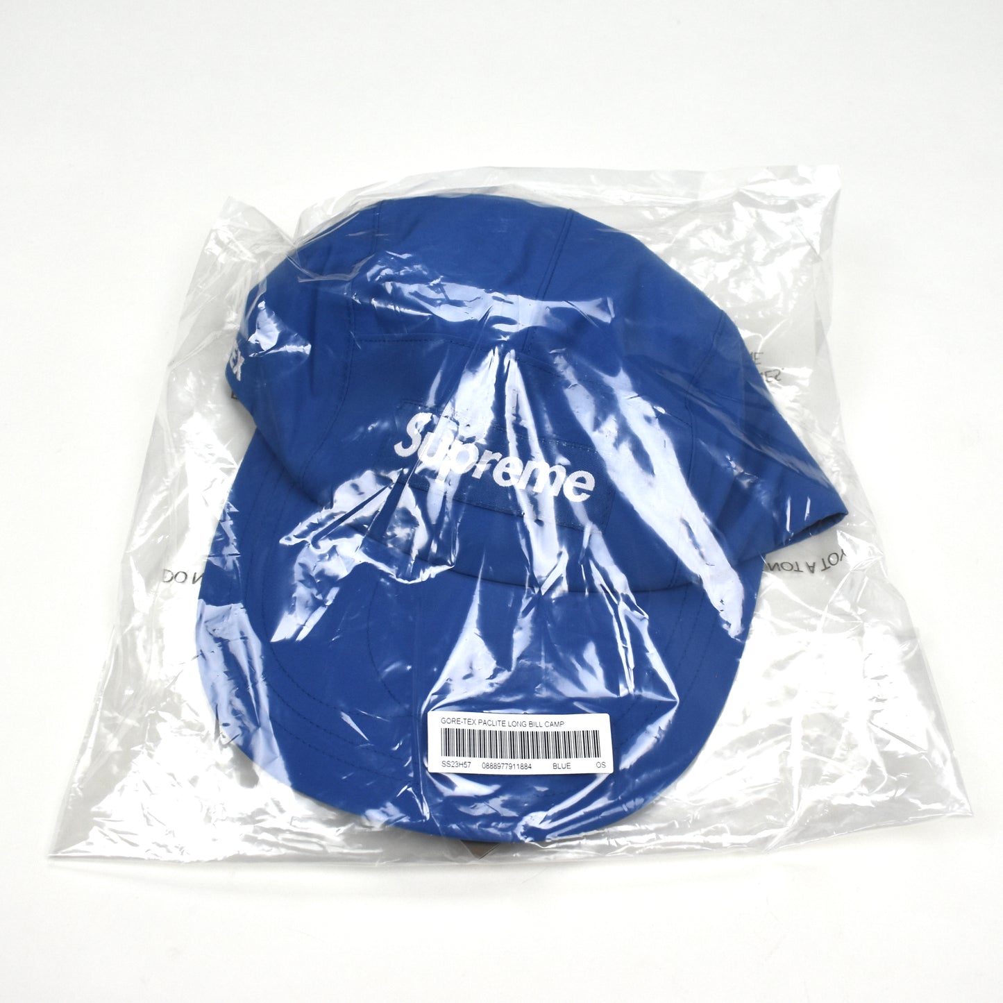 Supreme x Gore-Tex - Box Logo Paclite Long Bill Hat (Blue)