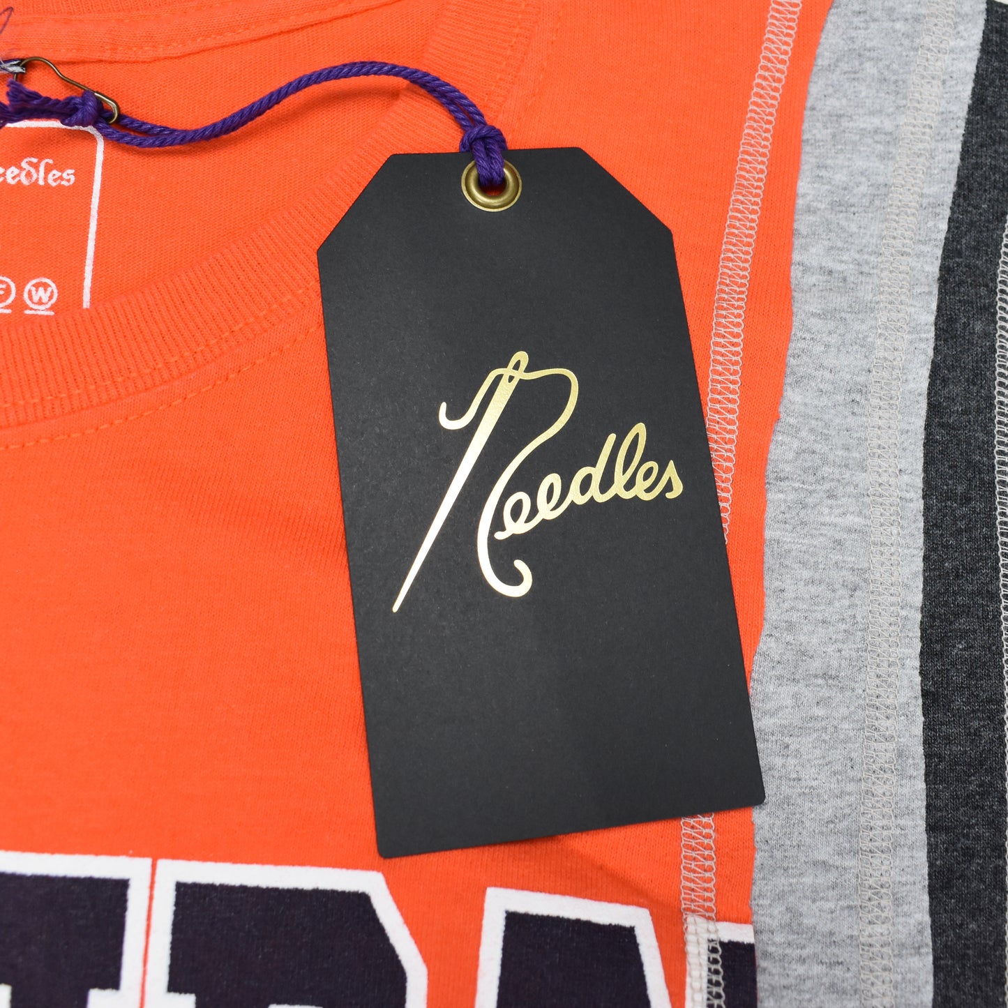 Needles - Rebuild 7 Cuts College L/S T-Shirt (Auburn)