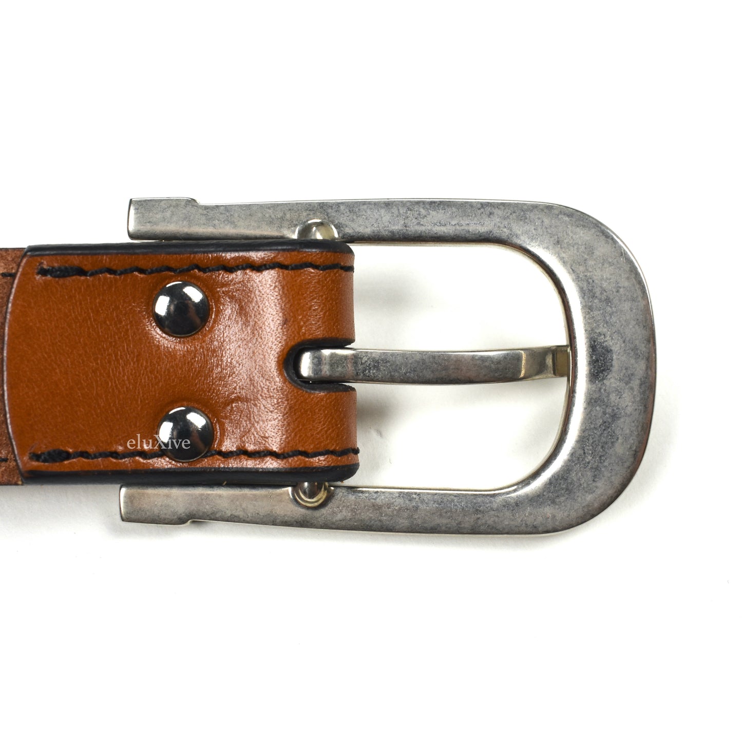 Tom Ford - Brown Vintage Leather Belt