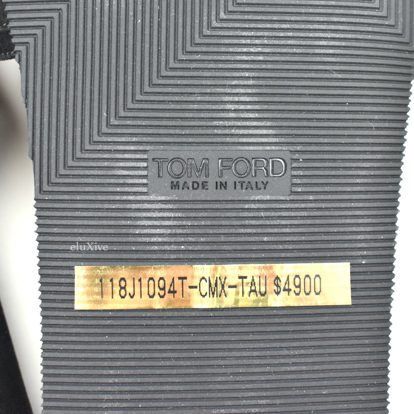 Tom Ford - Camo Suede Chain Slides