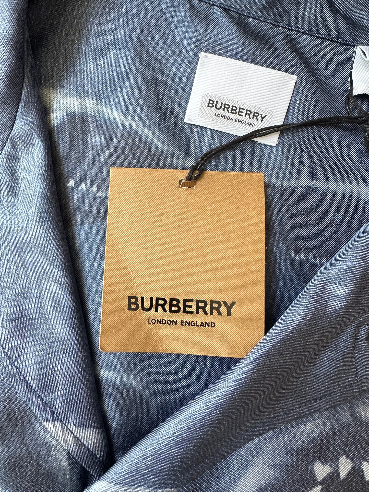Burberry - Shark Print Silk Shirt