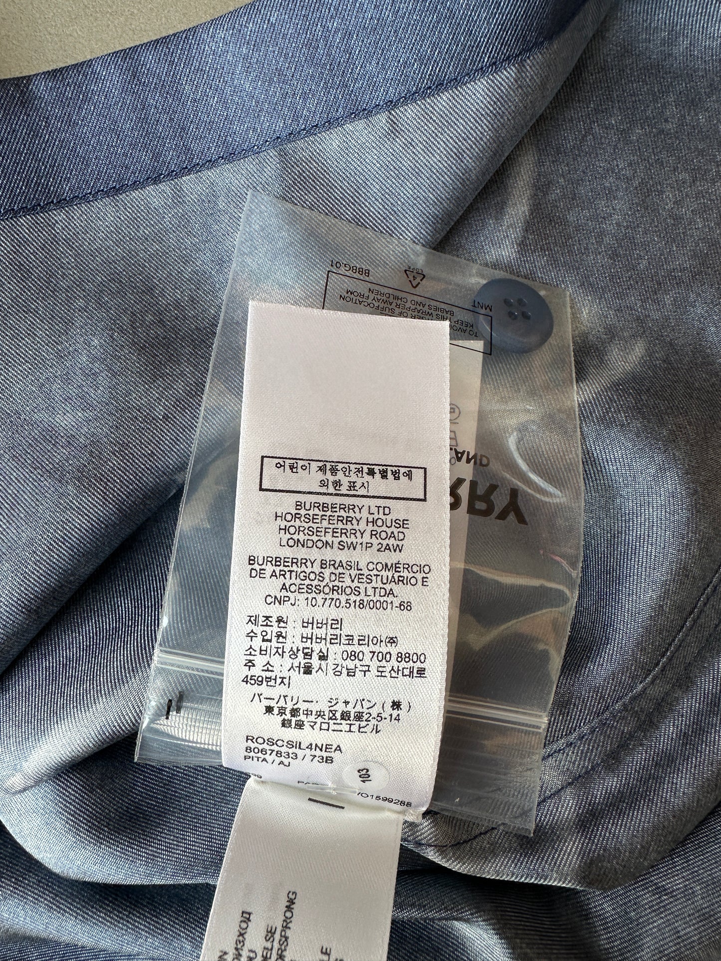 Burberry - Shark Print Silk Shirt