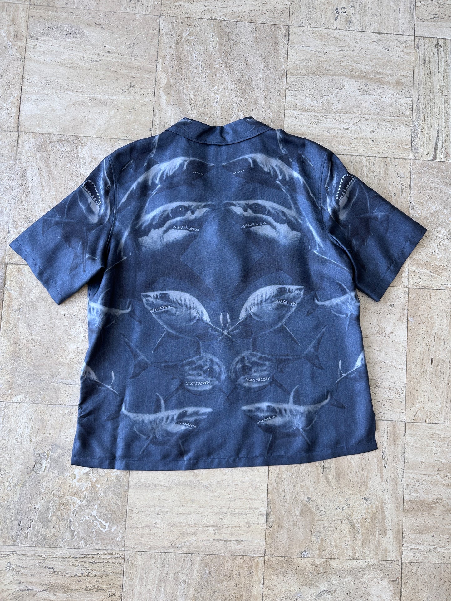 Burberry - Shark Print Silk Shirt