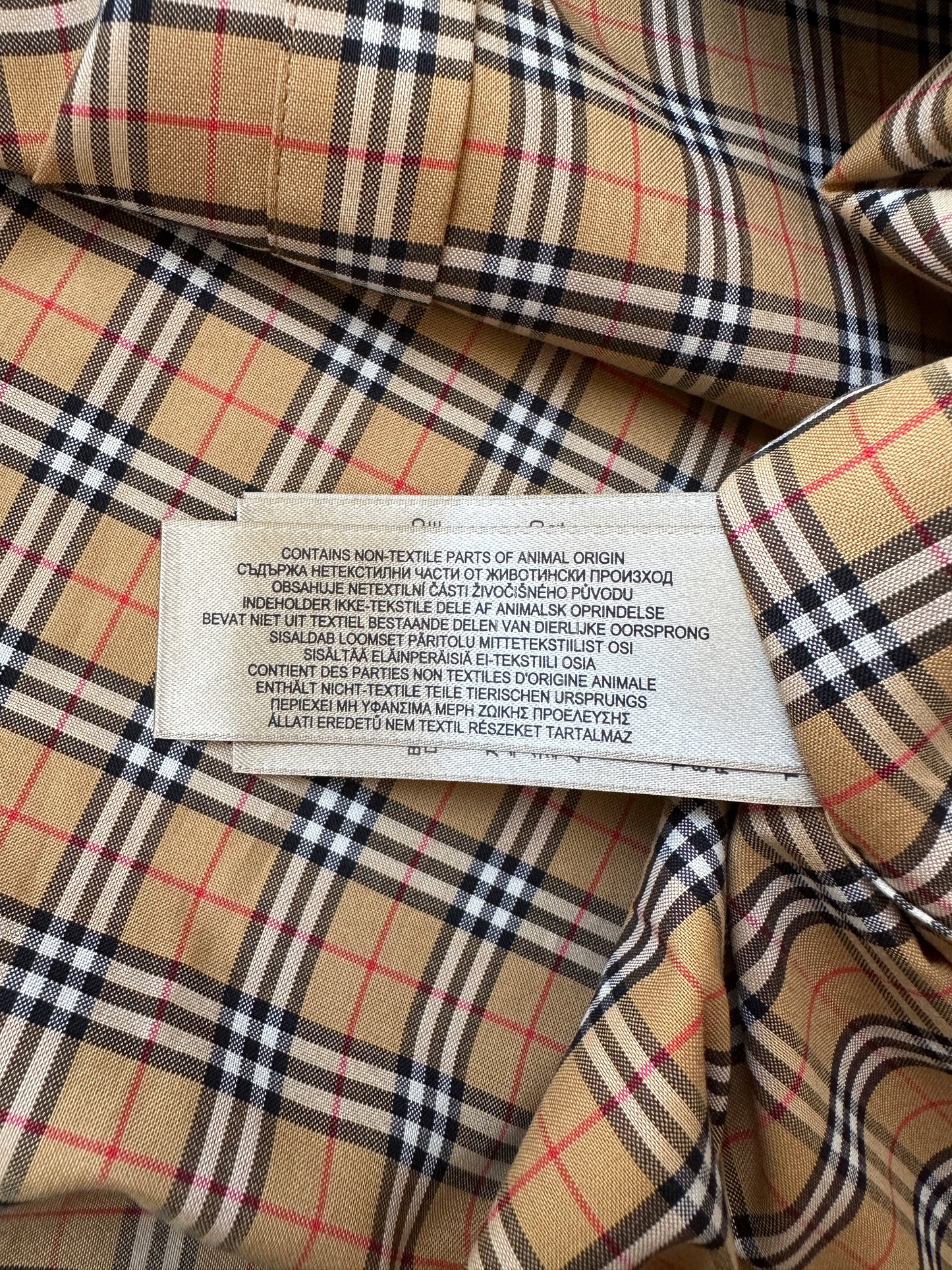 Burberry - Beige Archive Check Button Down Shirt