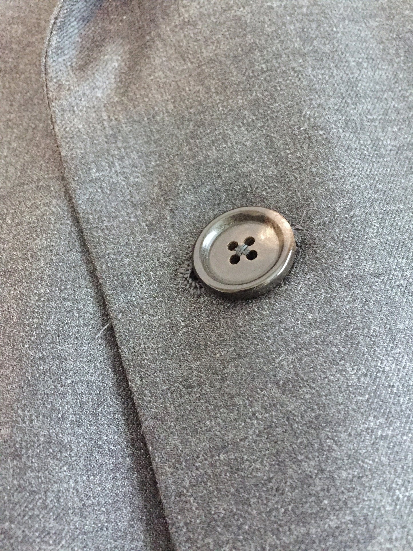 Martin Greenfield - Charcoal Gray 100% Wool Suit