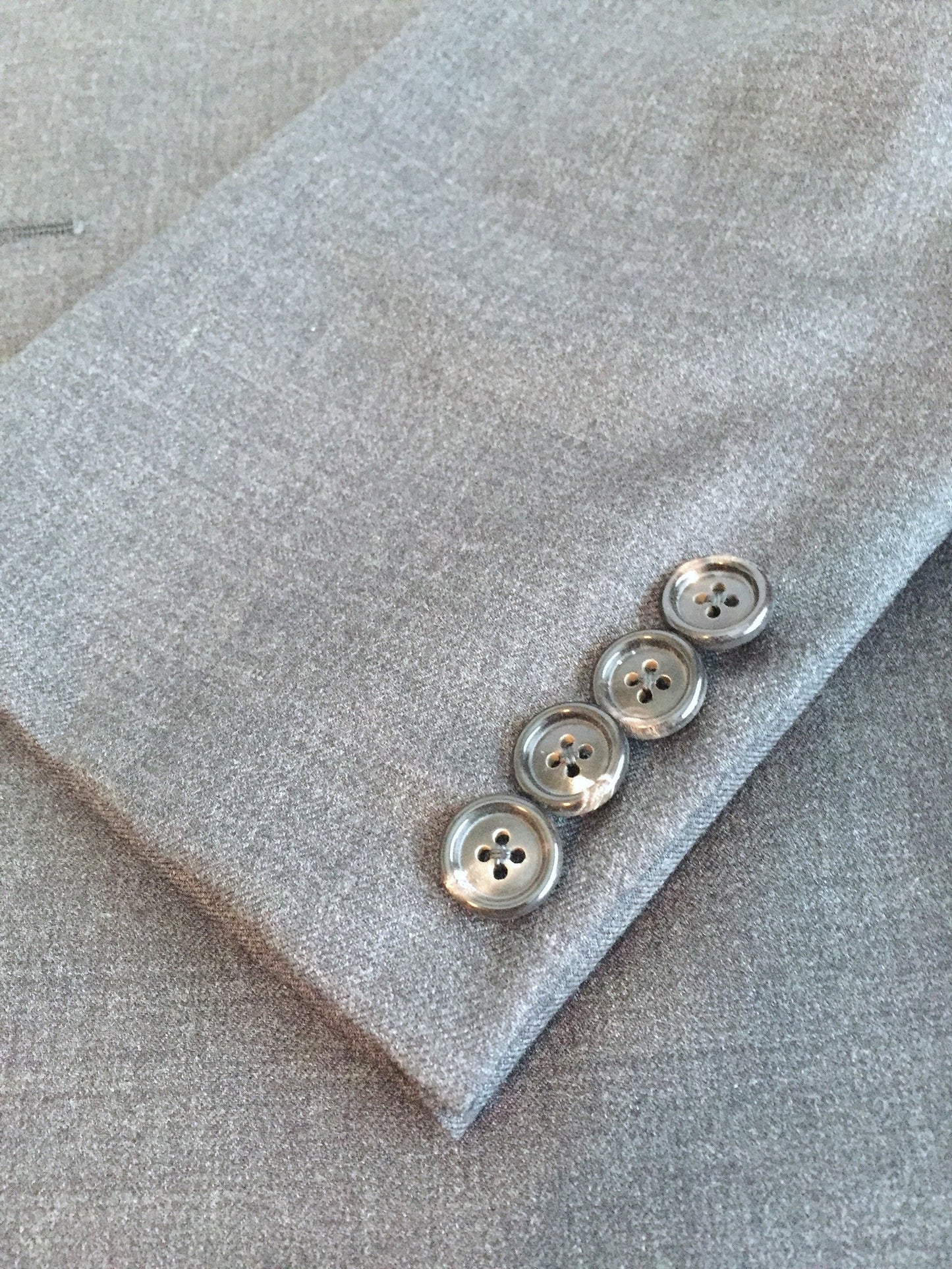 Martin Greenfield - Charcoal Gray 100% Wool Suit