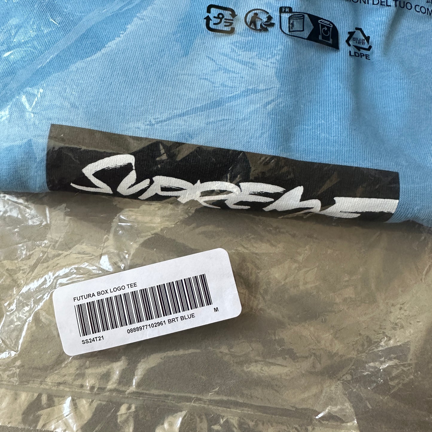 Supreme - Futura Box Logo T-Shirt (Bright Blue)