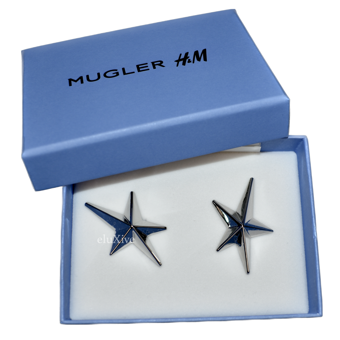 Mugler x H&M - Silver Star Earrings (Clip On)