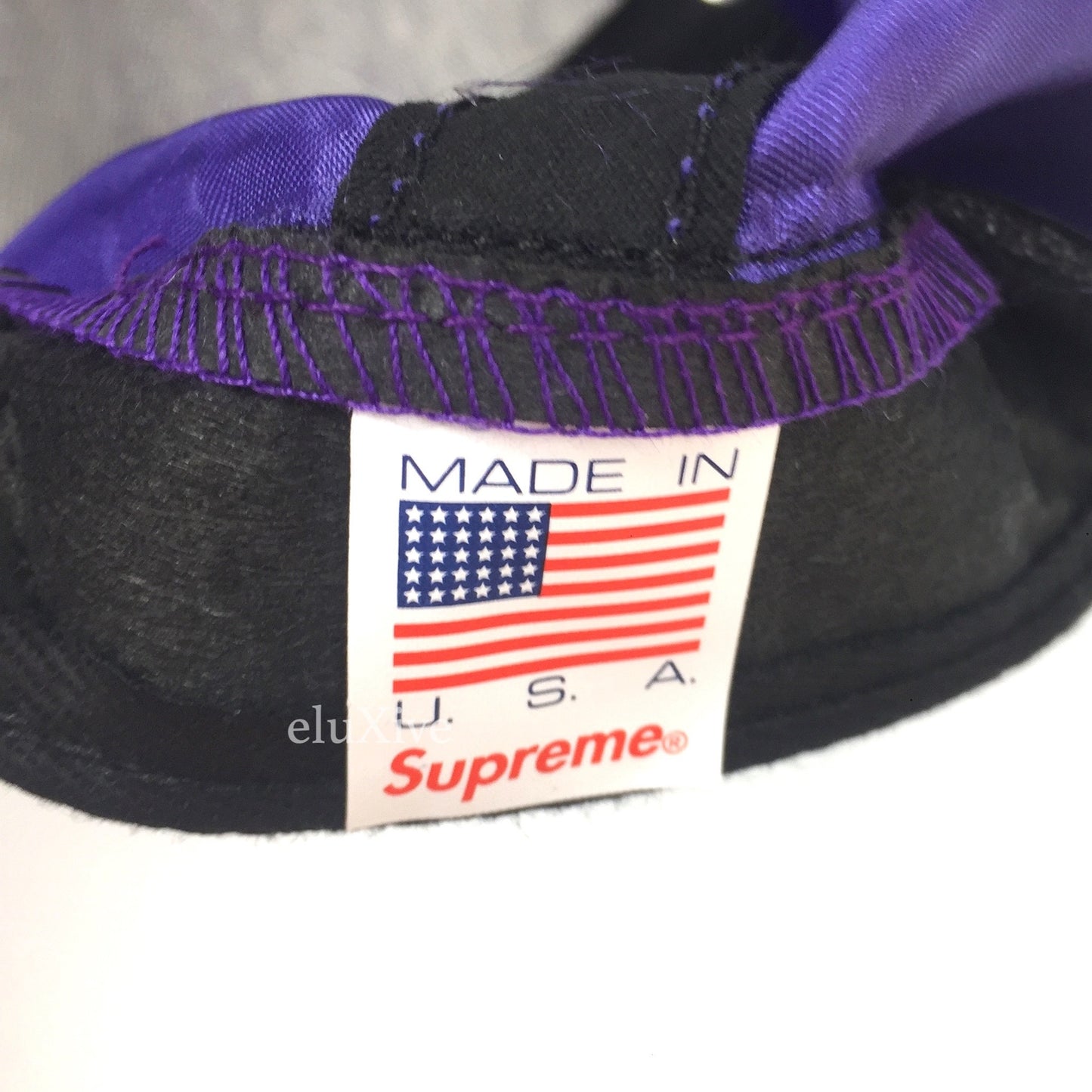 Supreme x Rap-A-Lot - Purple Satin Logo Hat