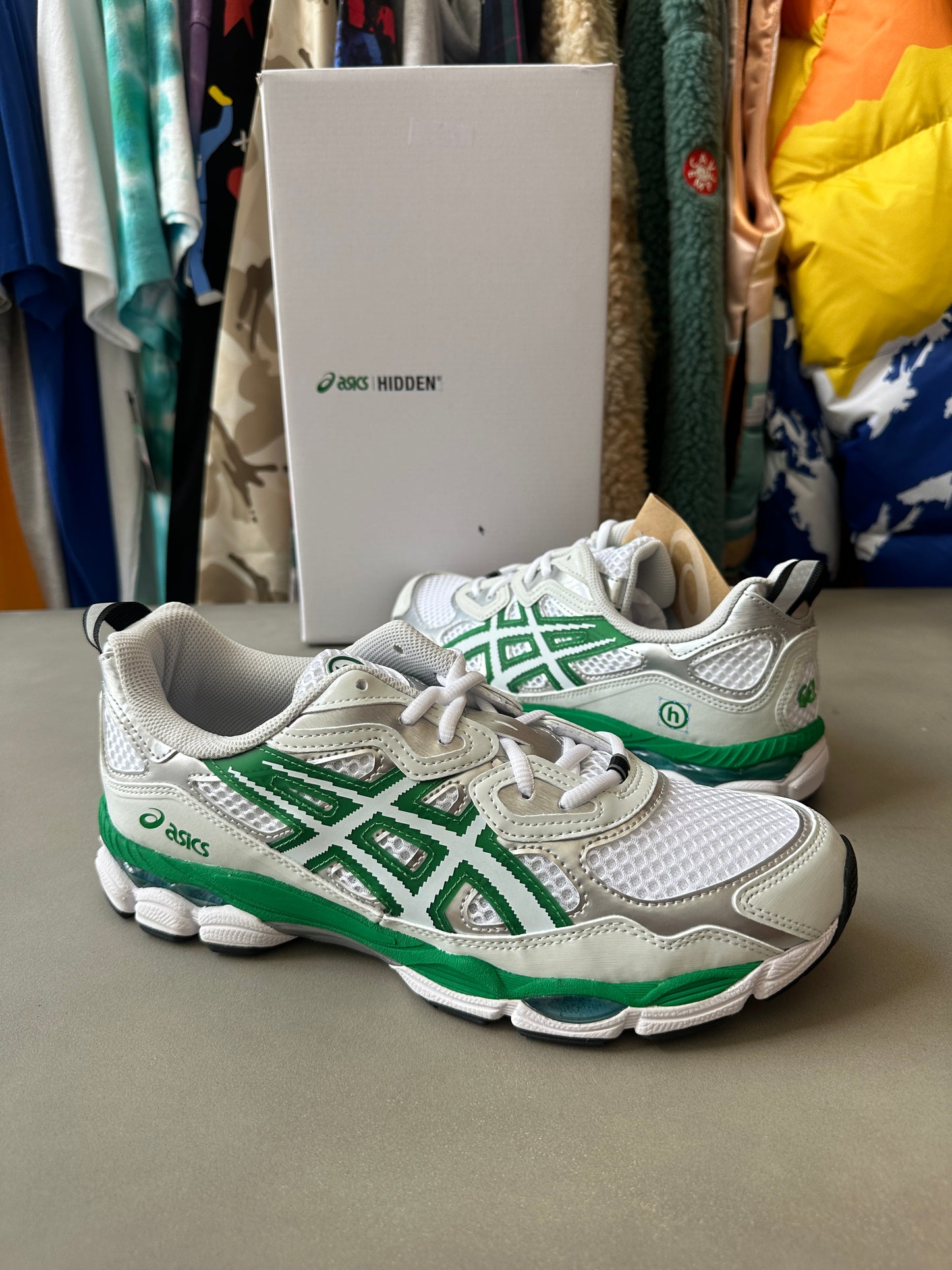 Asics x Hidden NY - Gel NYC Sneakers (White / Green)