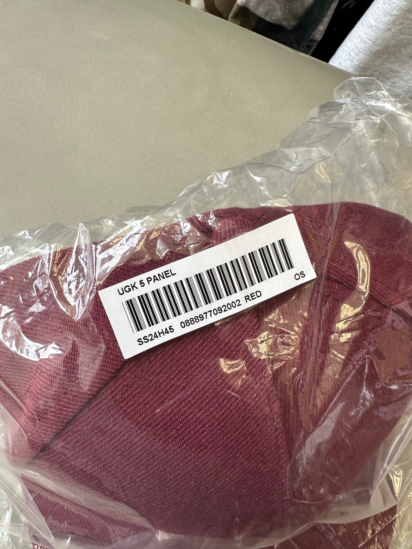 Supreme x UGK - RIP Pimp C Hat (Dark Red)