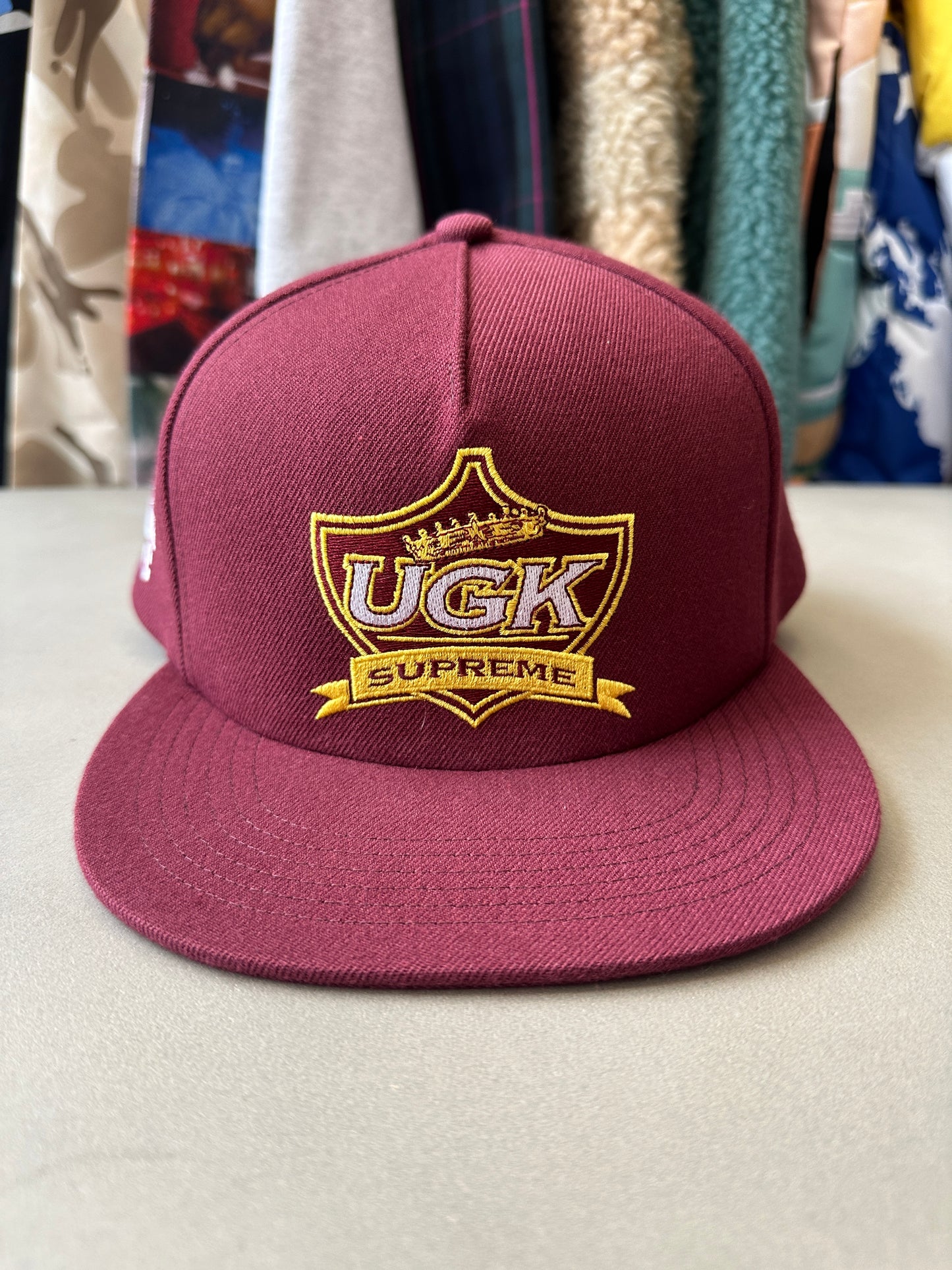 Supreme x UGK - RIP Pimp C Hat (Dark Red)