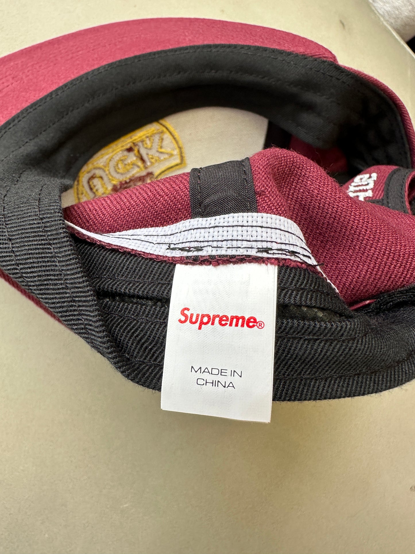 Supreme x UGK - RIP Pimp C Hat (Dark Red)