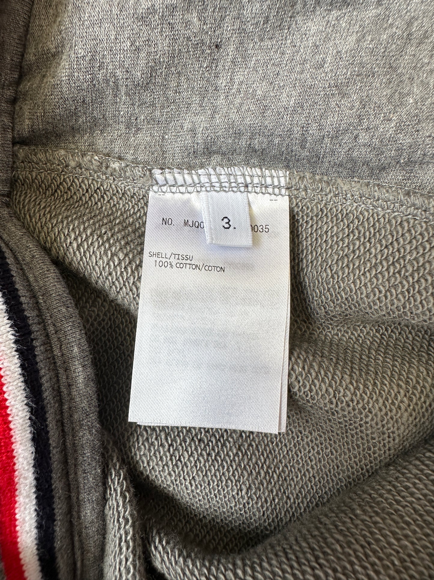 Thom Browne - Gray Stripe Long Sweatshorts