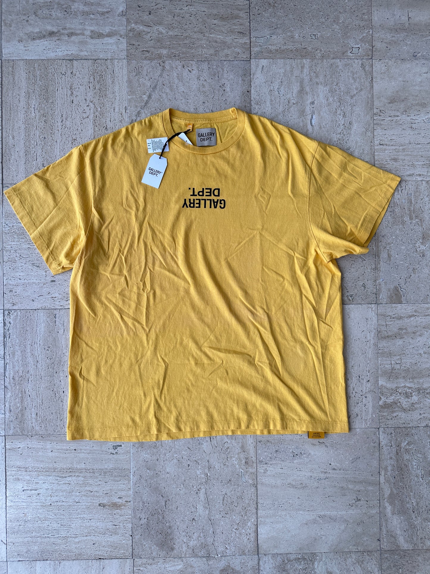 Gallery Dept. - Yellow Fucked Up Logo T-Shirt