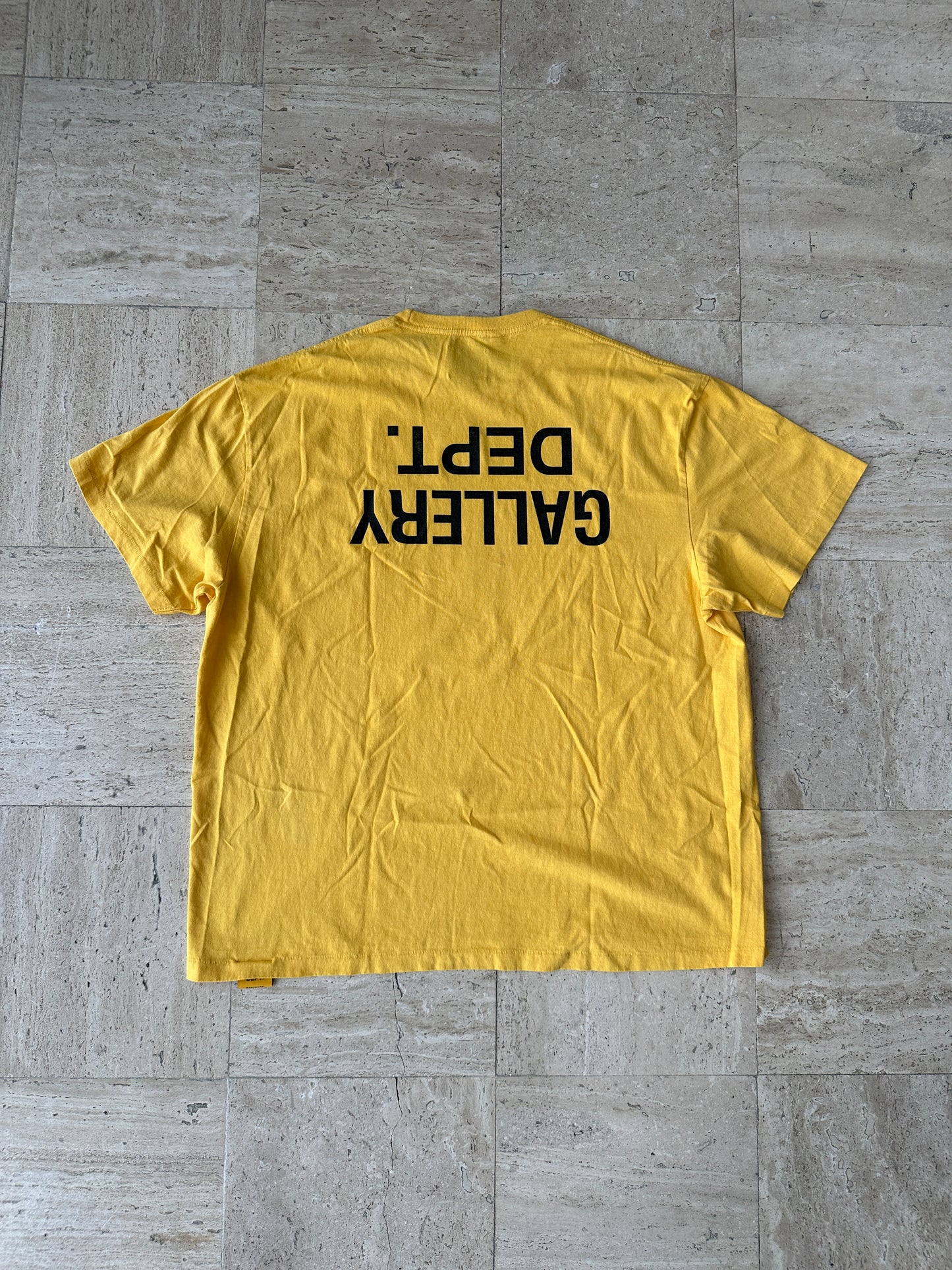 Gallery Dept. - Yellow Fucked Up Logo T-Shirt