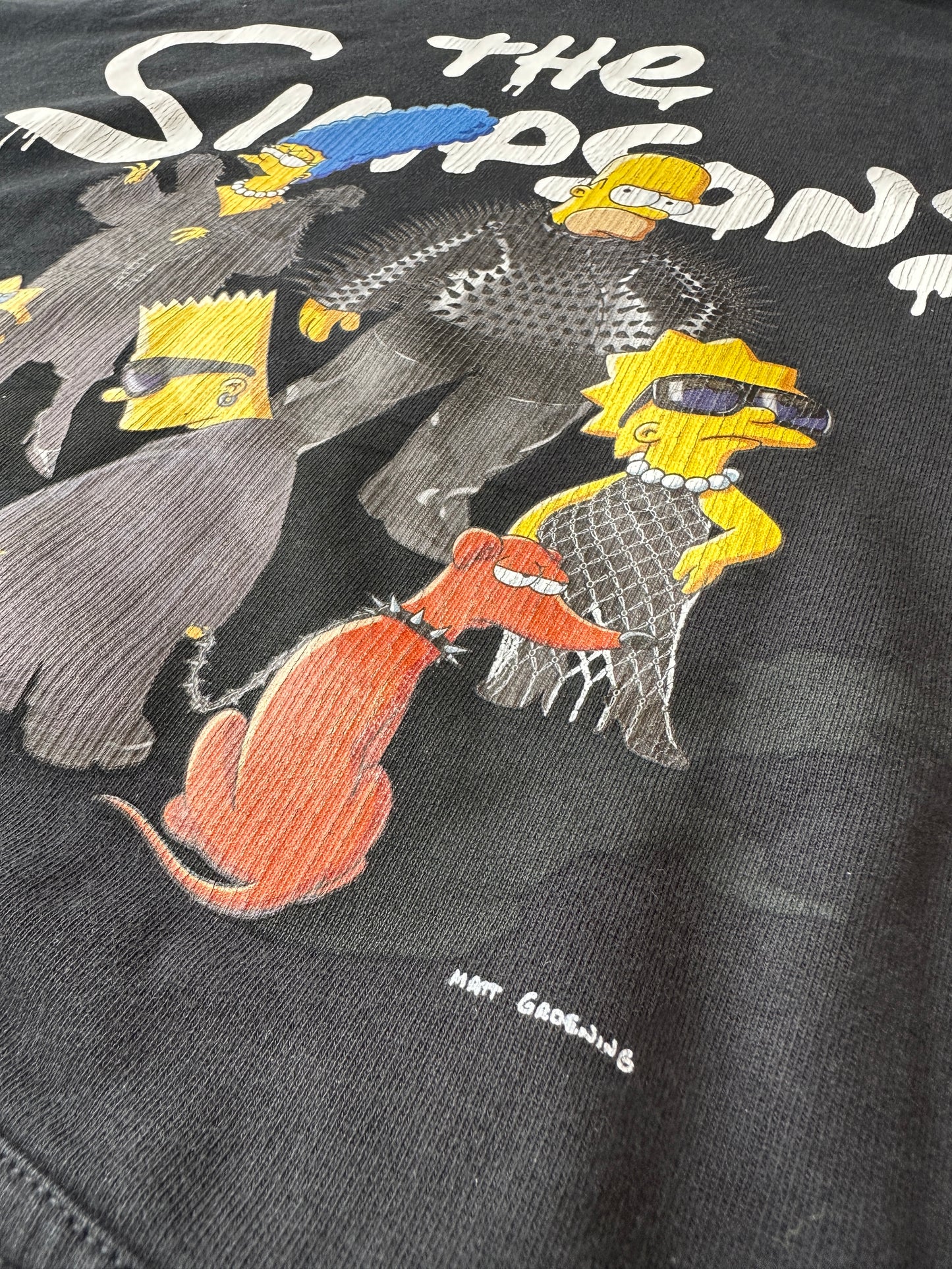 Balenciaga - Black Simpsons Print Hoodie