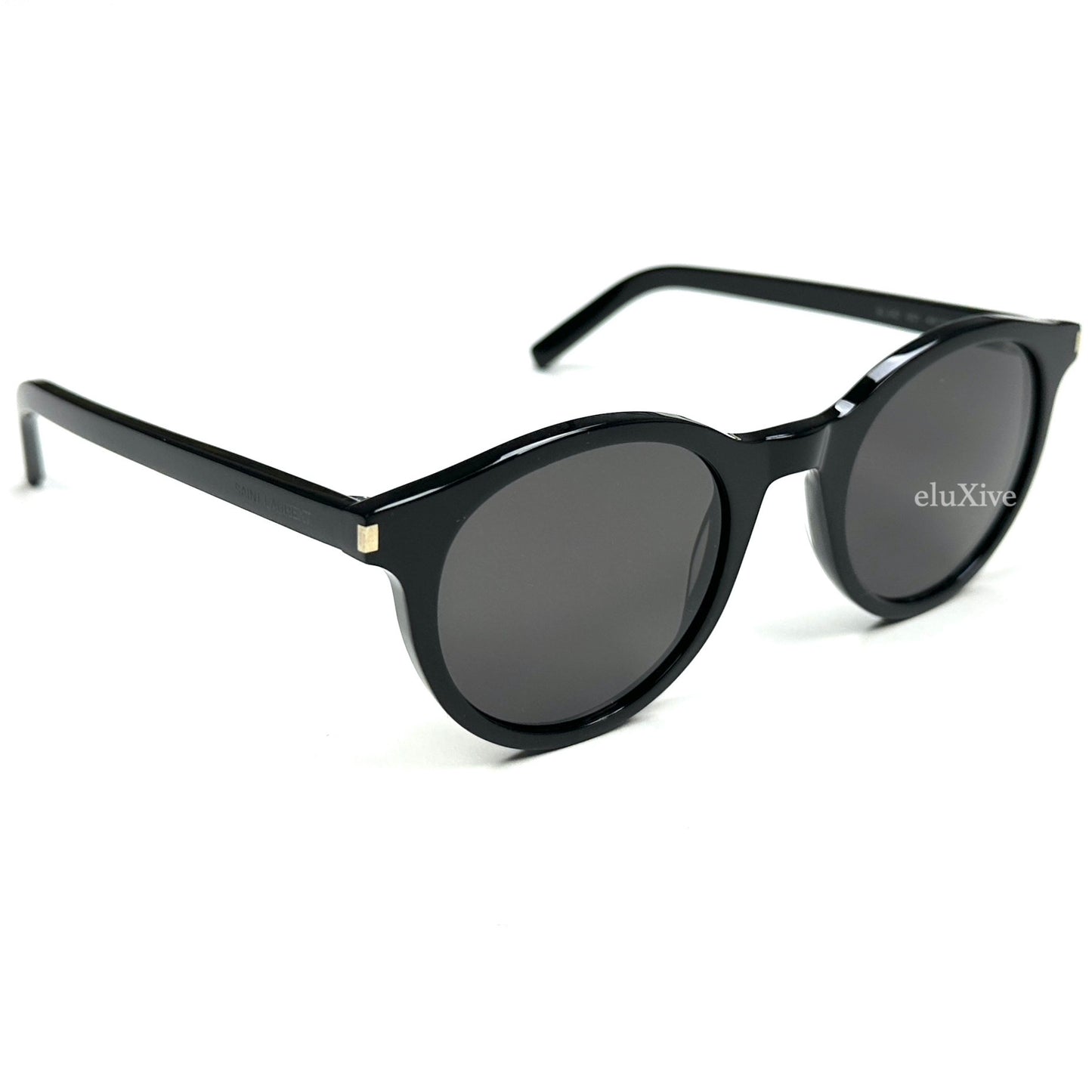 Saint Laurent - SL342 Black Classic Round Sunglasses