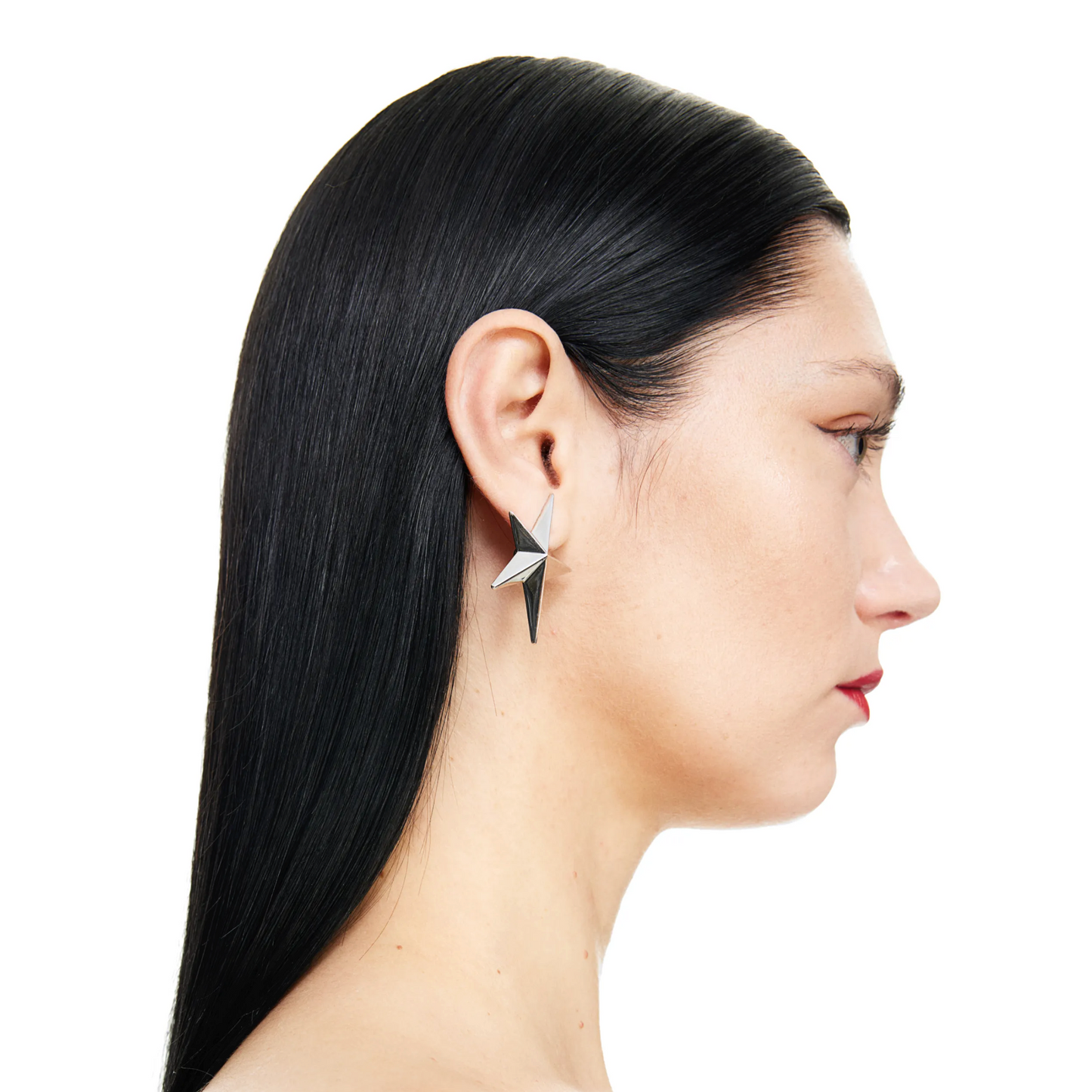 Mugler x H&M - Silver Star Earrings (Clip On)