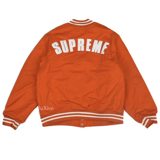 Supreme x New Era - MLB Patch Logo Varsity Jacket