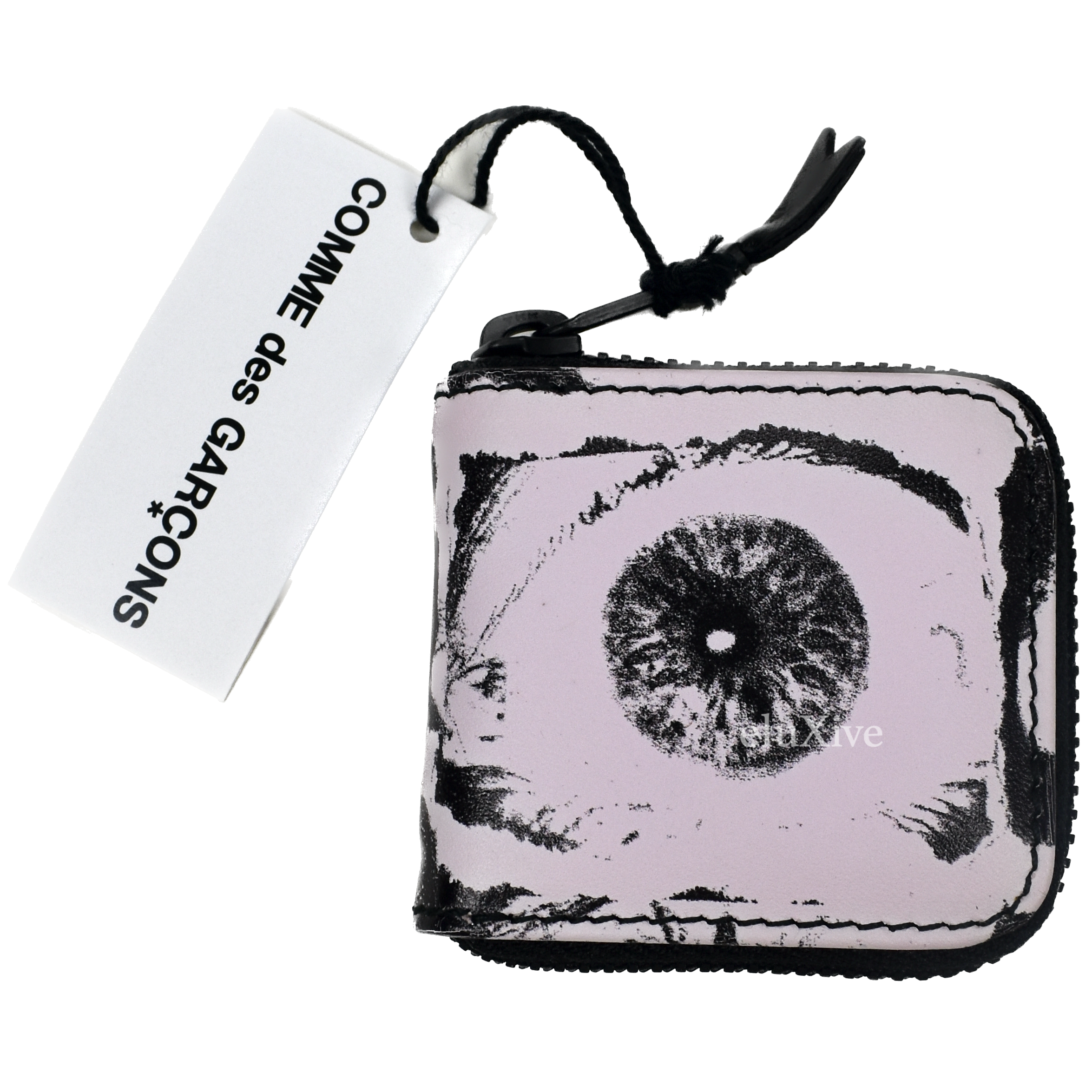 Supreme x Comme des Garcons SHIRT - Pink Eye Print Zipper Wallet Supreme x Comme des Garcons SHIRT - Pink Eye Print Zipper Wallet