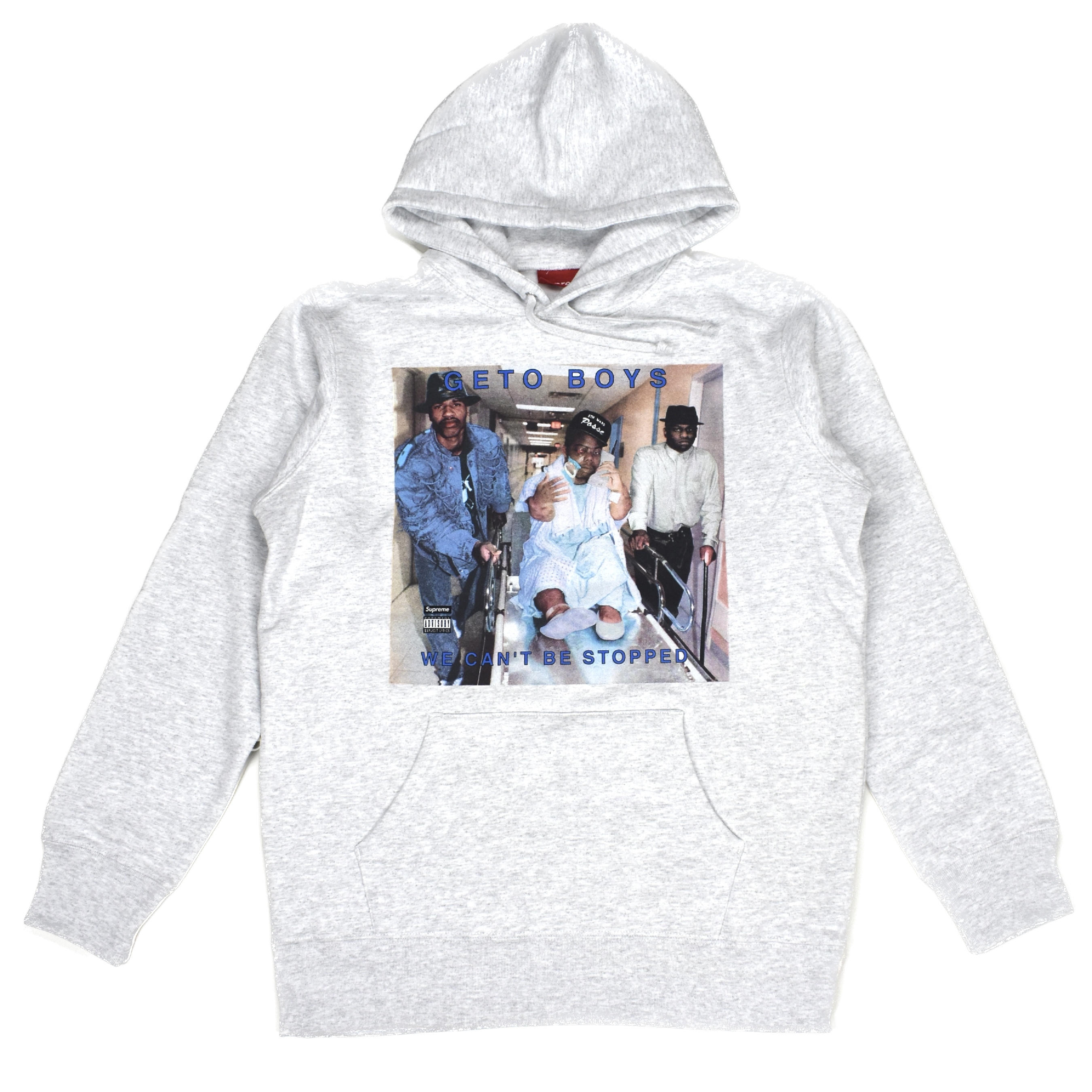 Supreme x Rap-A-Lot Records - Gray Geto Boys Photo Print Hoodie Supreme x Rap-A-Lot Records - Gray Geto Boys Photo Print Hoodie