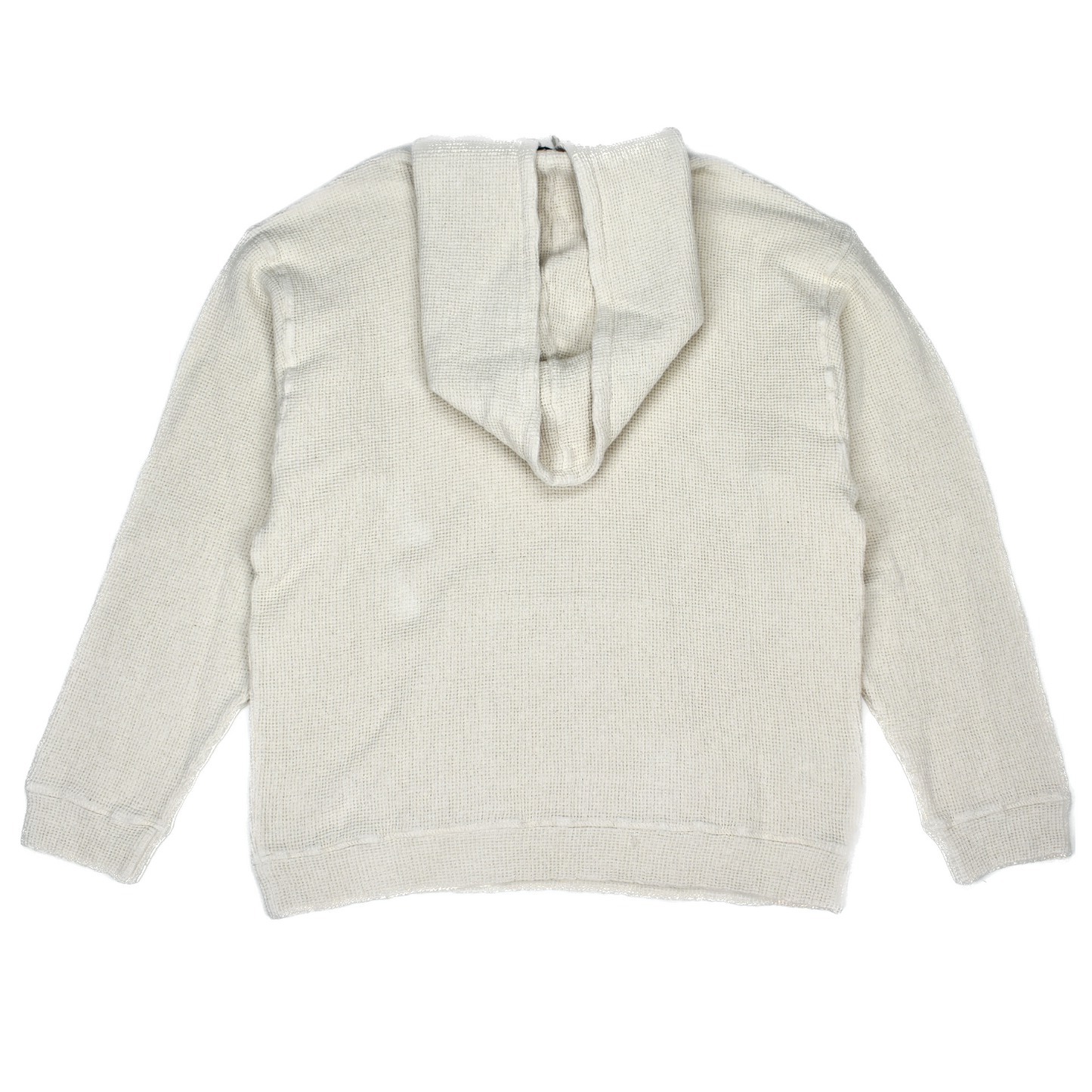 Barena - Cream Waffle Knit Hoodie