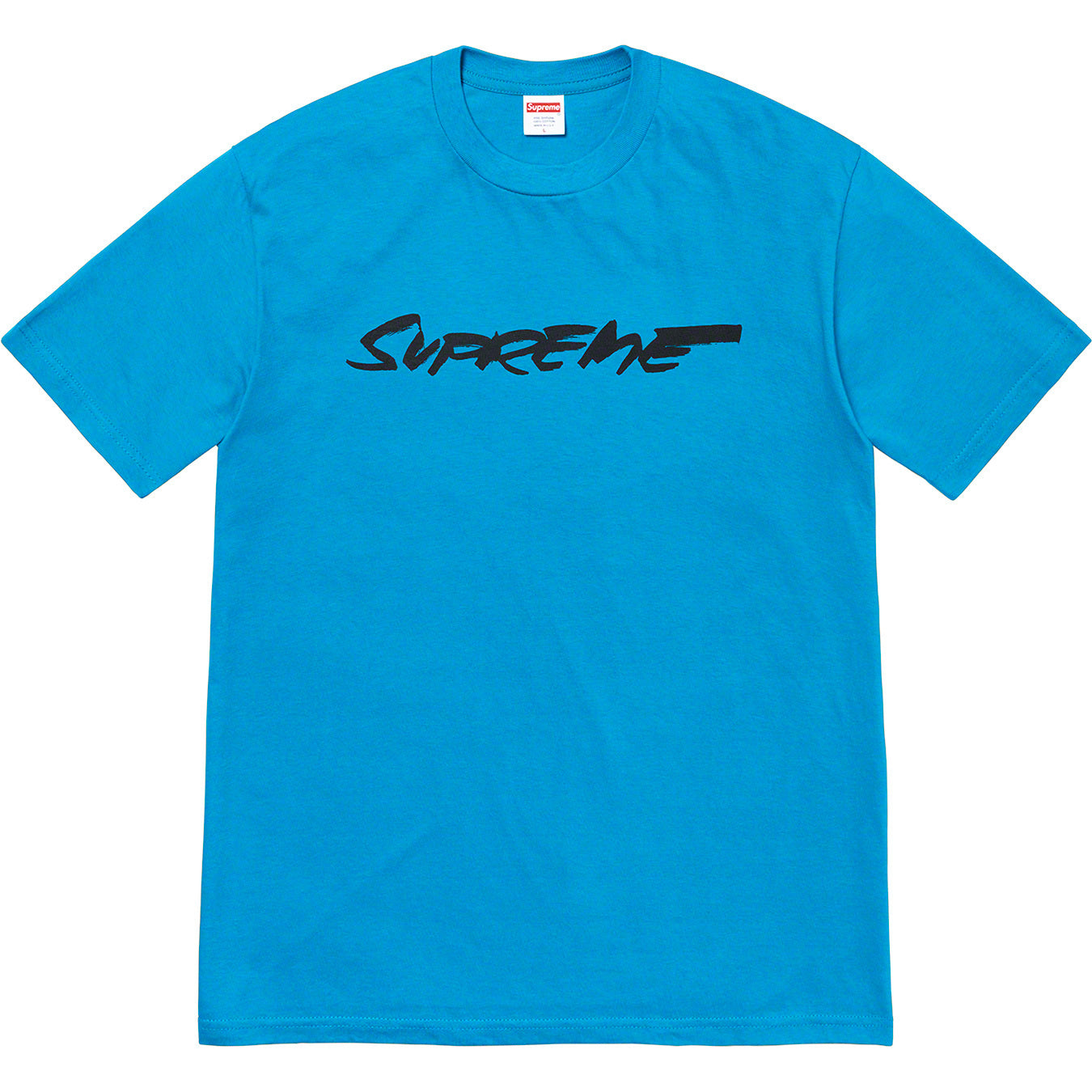 定番大得価Supreme Futura Logo Tee black M Tシャツ/カットソー(半袖/袖なし)